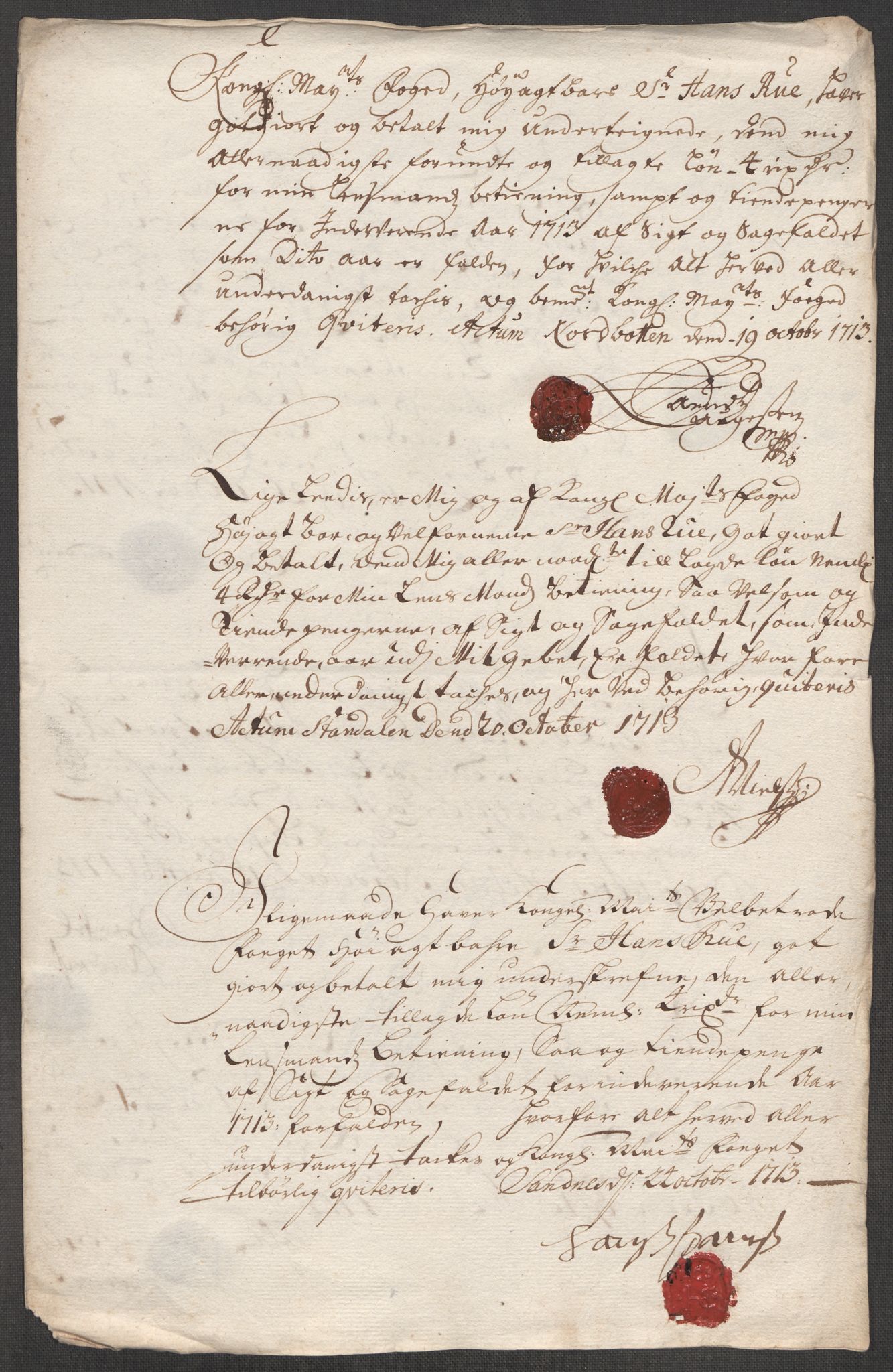 Rentekammeret inntil 1814, Reviderte regnskaper, Fogderegnskap, RA/EA-4092/R53/L3437: Fogderegnskap Sunn- og Nordfjord, 1713, p. 364