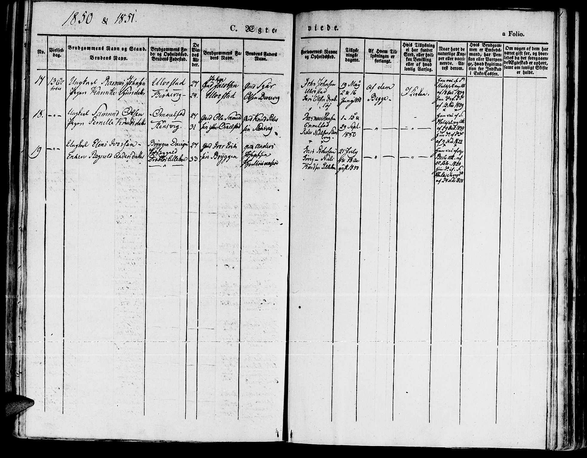 Ministerialprotokoller, klokkerbøker og fødselsregistre - Møre og Romsdal, AV/SAT-A-1454/511/L0139: Parish register (official) no. 511A06, 1831-1850