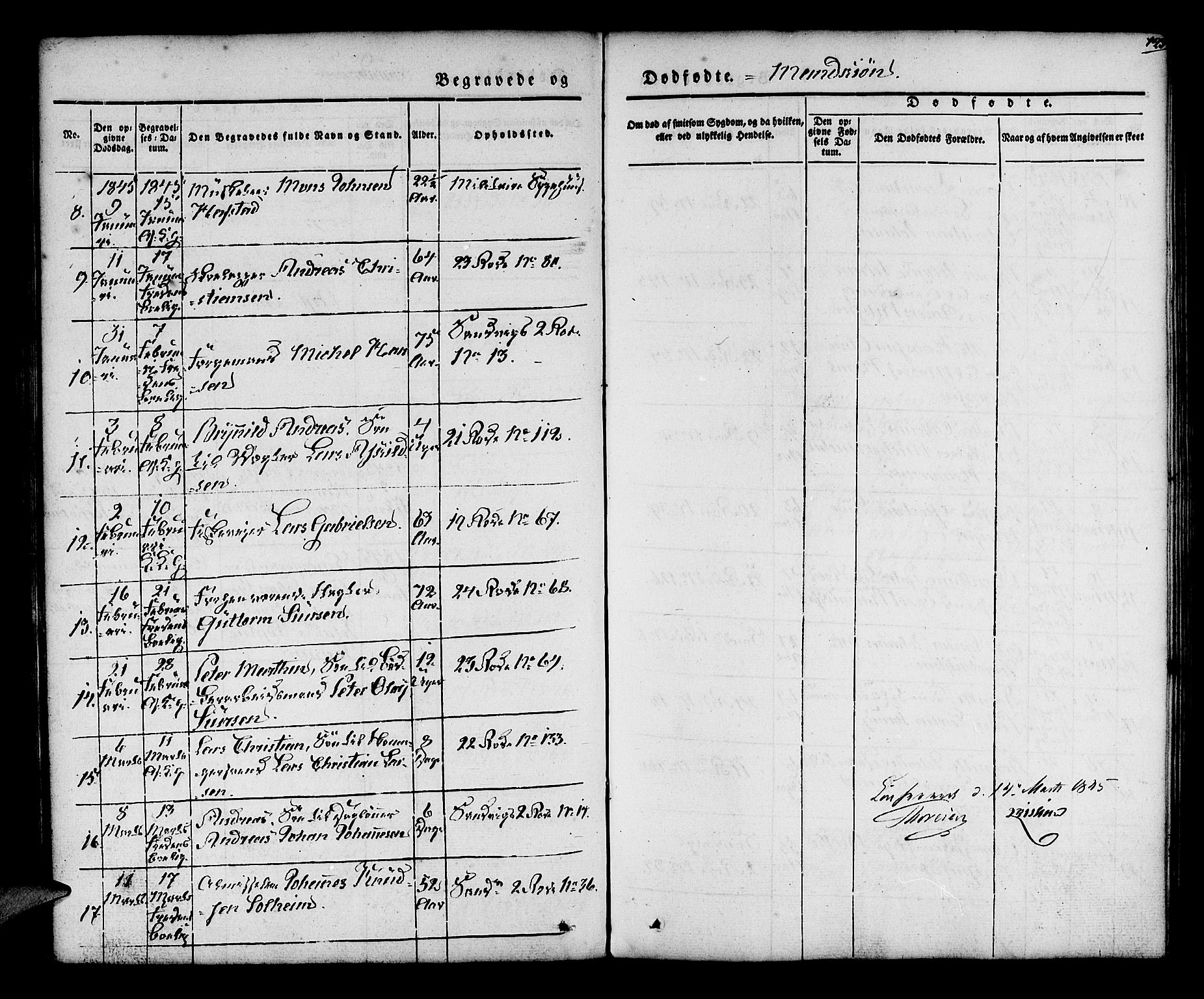 Korskirken sokneprestembete, AV/SAB-A-76101/H/Hab: Parish register (copy) no. E 1, 1837-1851, p. 123