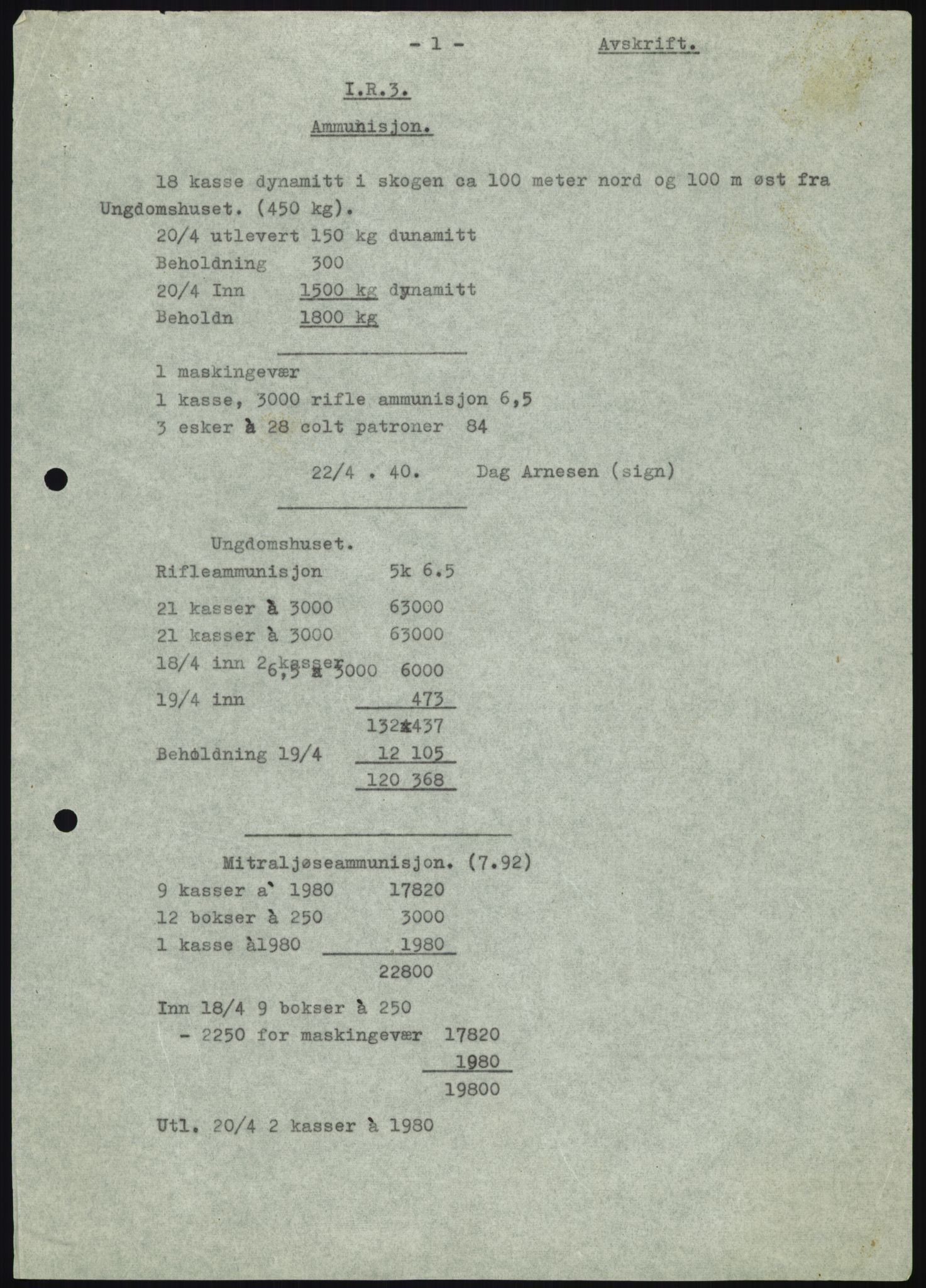 Forsvaret, Forsvarets krigshistoriske avdeling, AV/RA-RAFA-2017/Y/Yb/L0055: II-C-11-130-136  -  1. Divisjon, 1940, p. 624