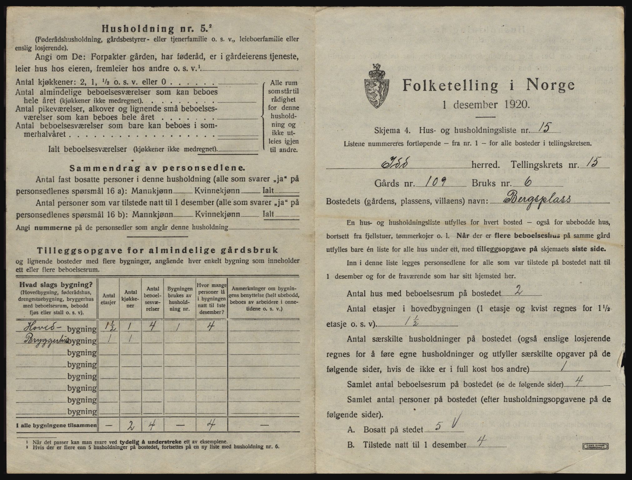 SAO, 1920 census for Idd, 1920, p. 1956