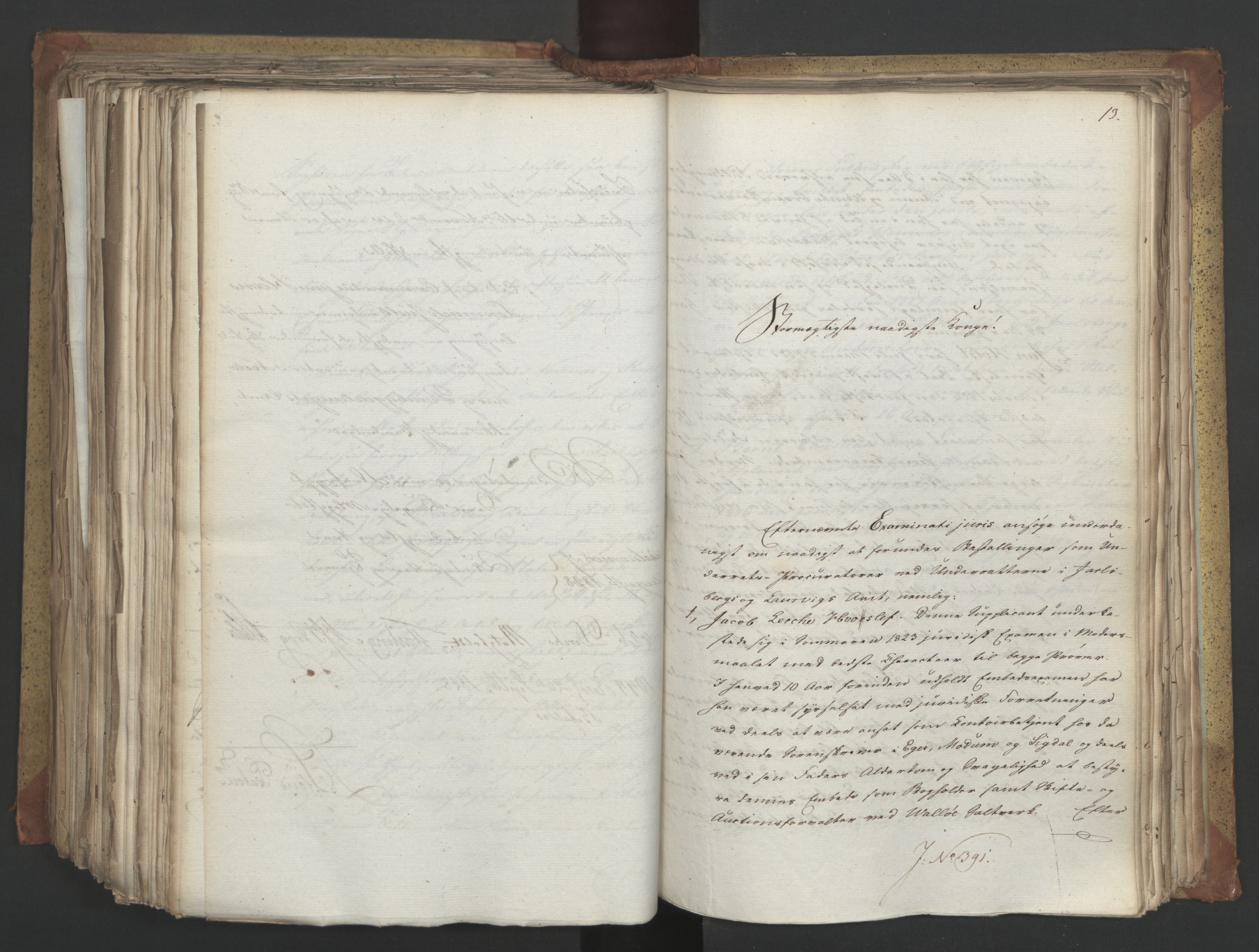 Statsrådsavdelingen i Stockholm, AV/RA-S-1003/D/Da/L0055: Regjeringsinnstillinger nr. 231-435, 1828, p. 505