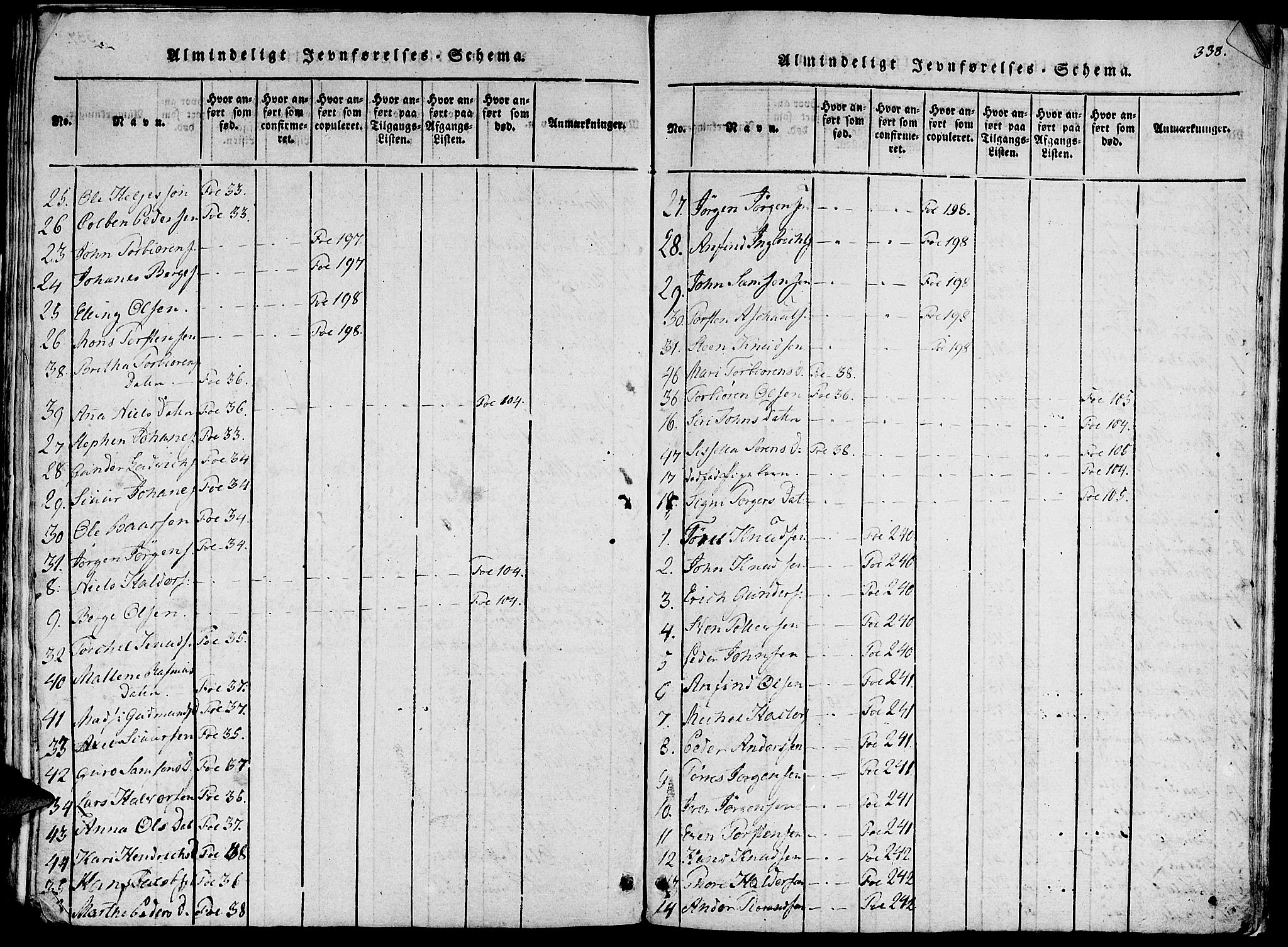 Fjelberg sokneprestembete, AV/SAB-A-75201/H/Haa: Parish register (official) no. A 4, 1816-1822, p. 338
