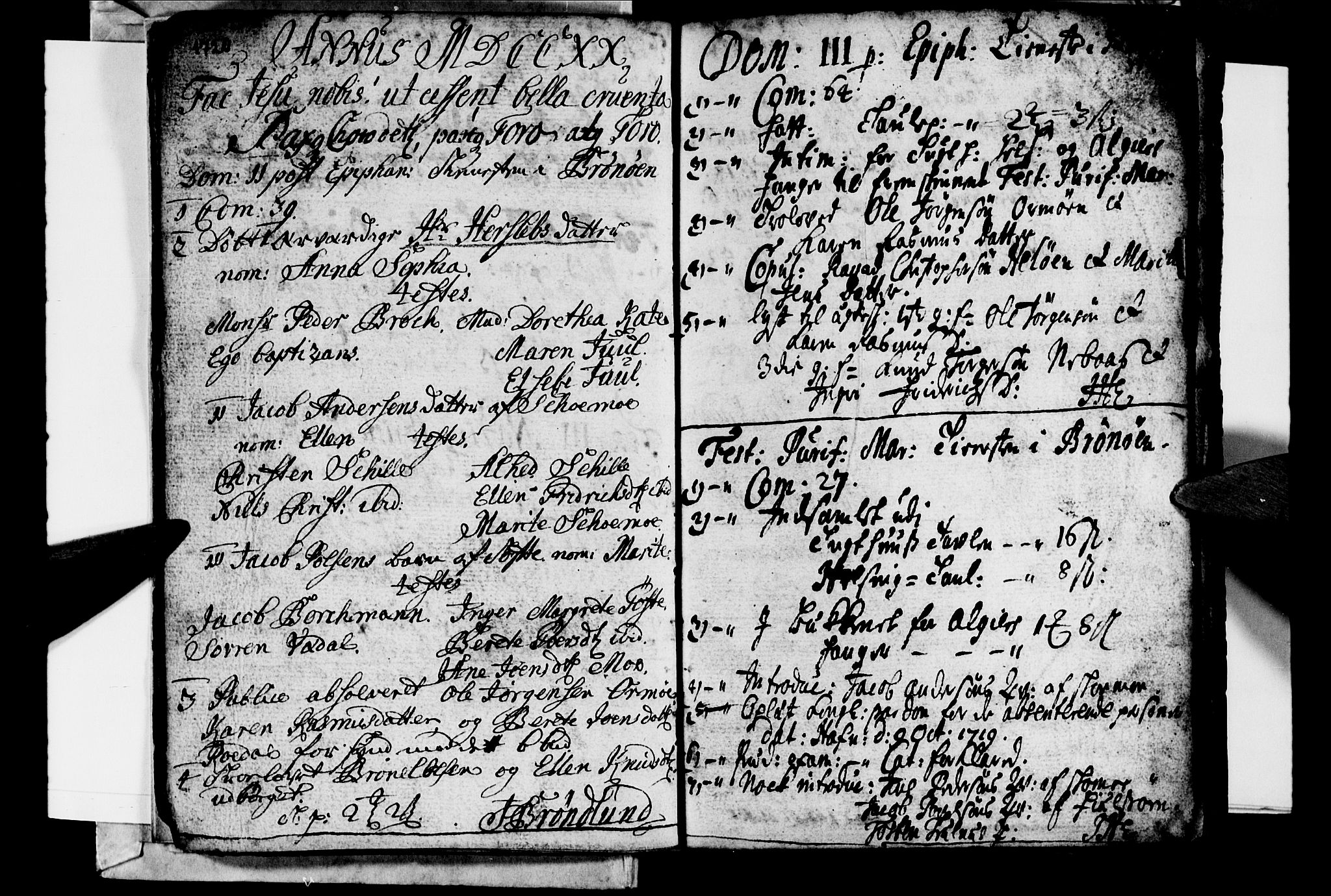 Ministerialprotokoller, klokkerbøker og fødselsregistre - Nordland, SAT/A-1459/813/L0194: Parish register (official) no. 813A04, 1719-1758, p. 11