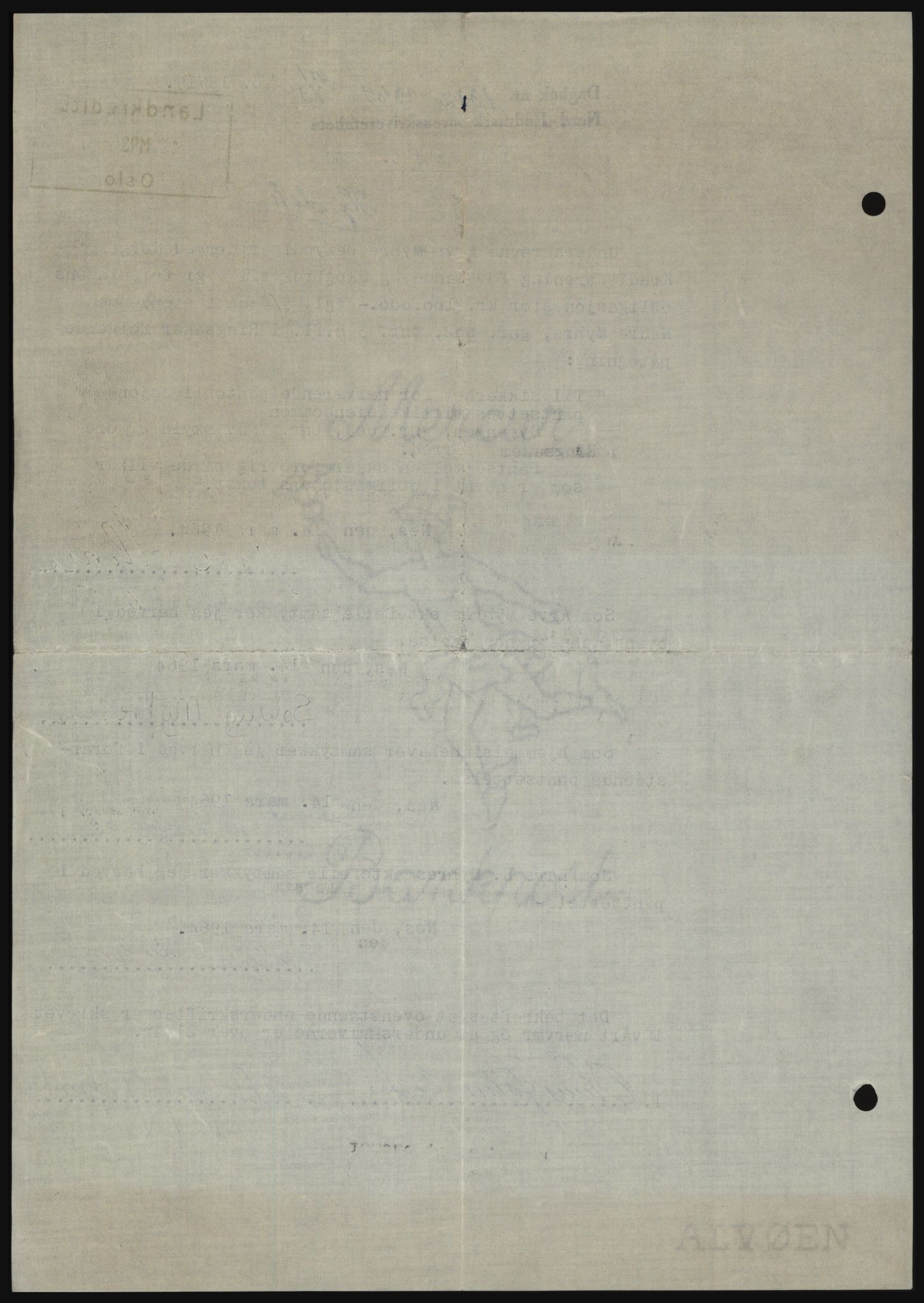 Nord-Hedmark sorenskriveri, SAH/TING-012/H/Hc/L0019: Mortgage book no. 19, 1963-1964, Diary no: : 1312/1964