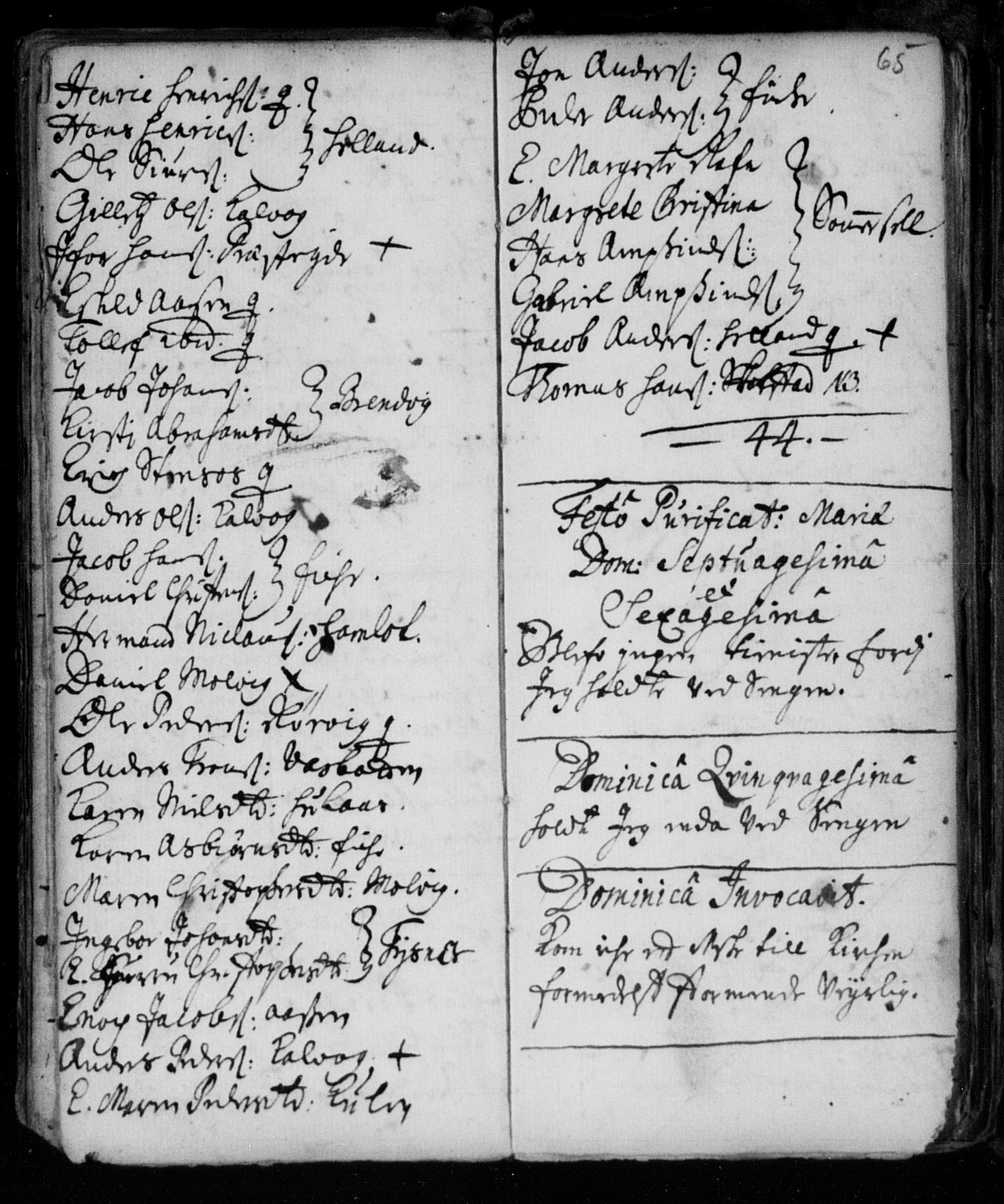 Ministerialprotokoller, klokkerbøker og fødselsregistre - Nordland, AV/SAT-A-1459/859/L0840: Parish register (official) no. 859A00, 1708-1738, p. 65