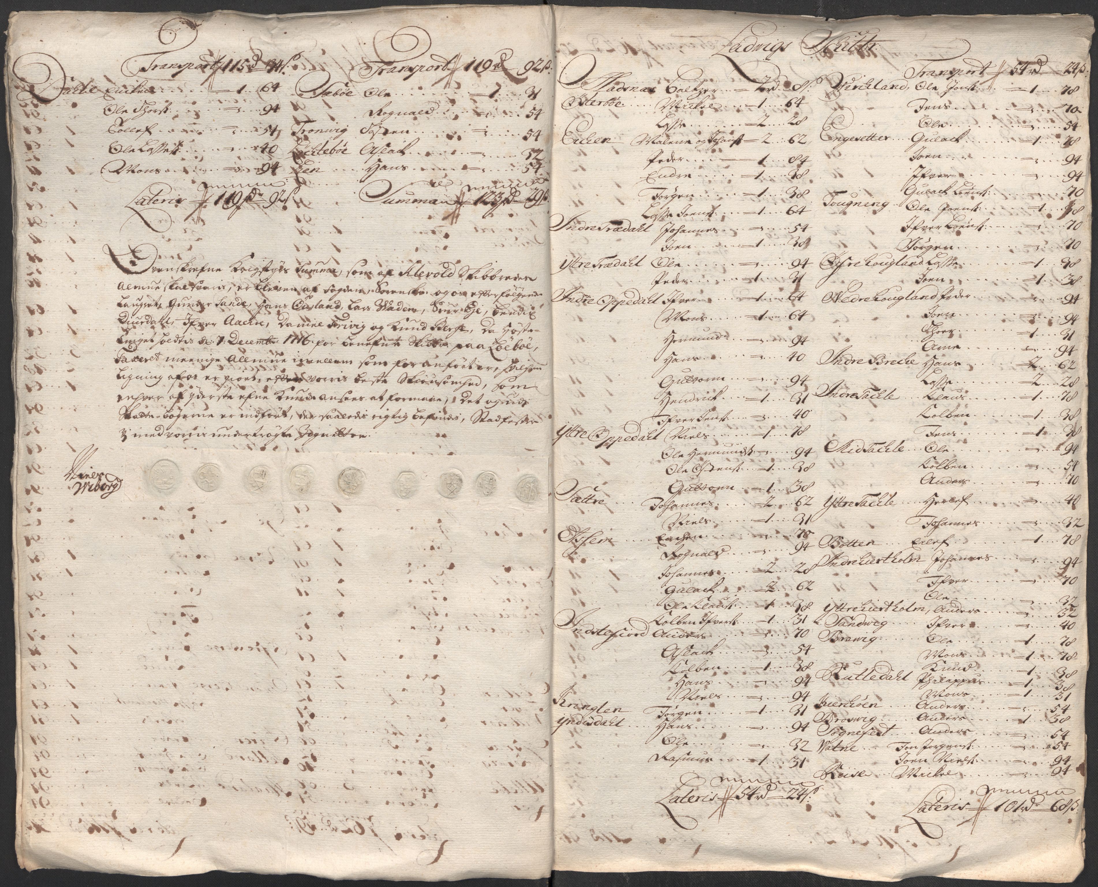 Rentekammeret inntil 1814, Reviderte regnskaper, Fogderegnskap, AV/RA-EA-4092/R52/L3320: Fogderegnskap Sogn, 1715-1716, p. 406