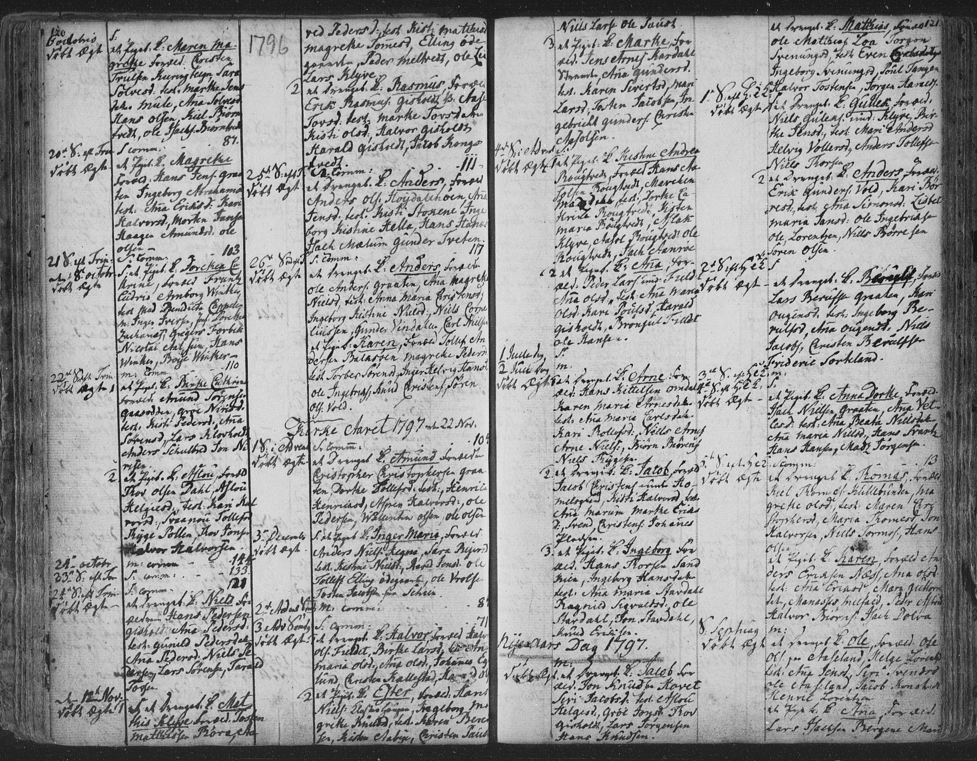 Solum kirkebøker, SAKO/A-306/F/Fa/L0003: Parish register (official) no. I 3, 1761-1814, p. 120-121
