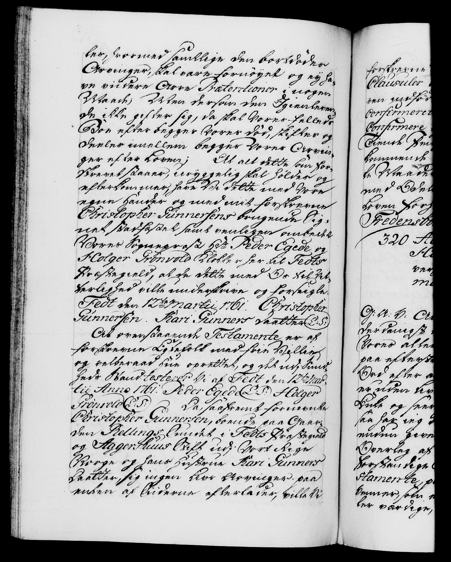 Danske Kanselli 1572-1799, AV/RA-EA-3023/F/Fc/Fca/Fcaa/L0041: Norske registre, 1760-1762, p. 486b