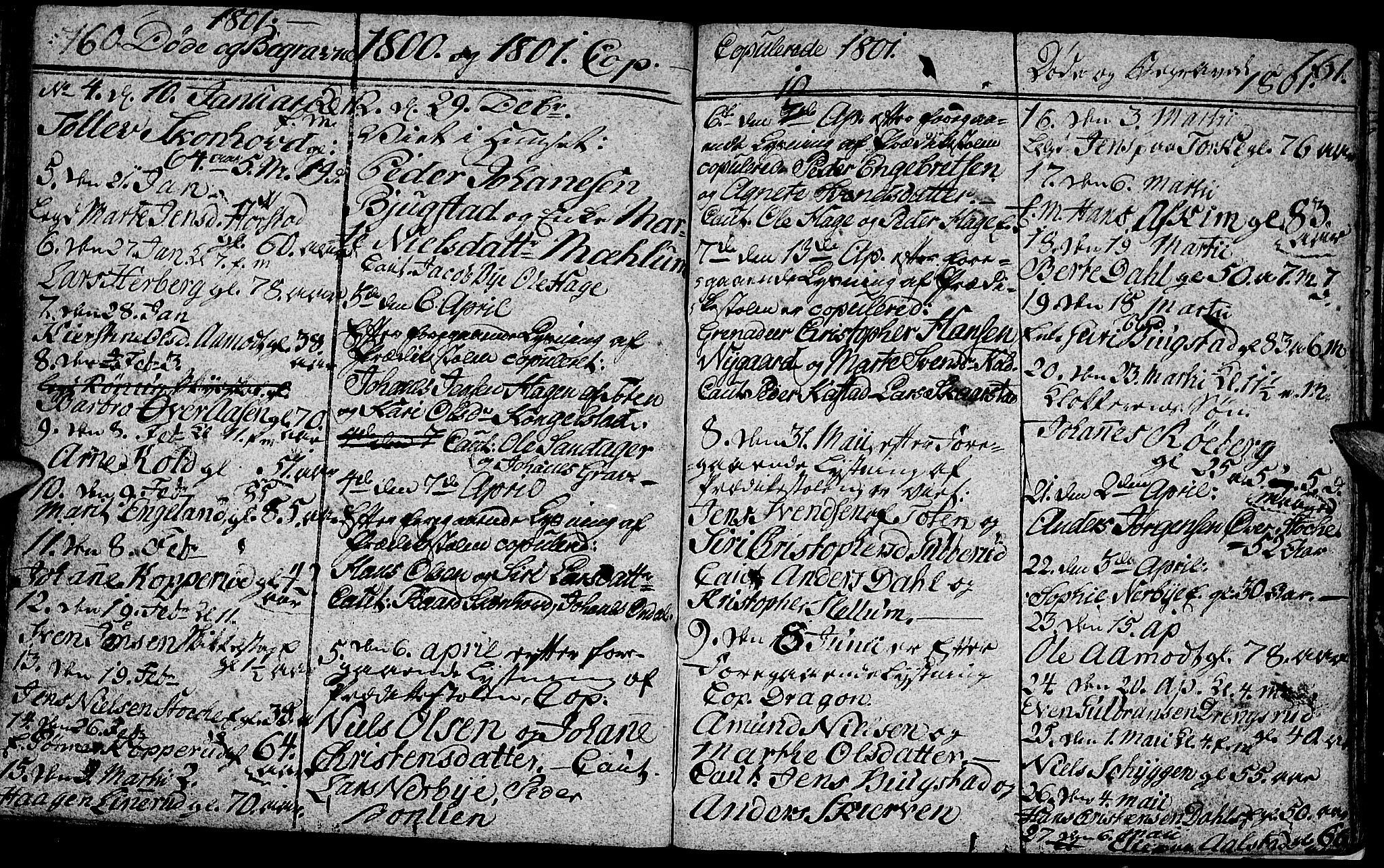 Vardal prestekontor, SAH/PREST-100/H/Ha/Hab/L0002: Parish register (copy) no. 2, 1790-1803, p. 160-161