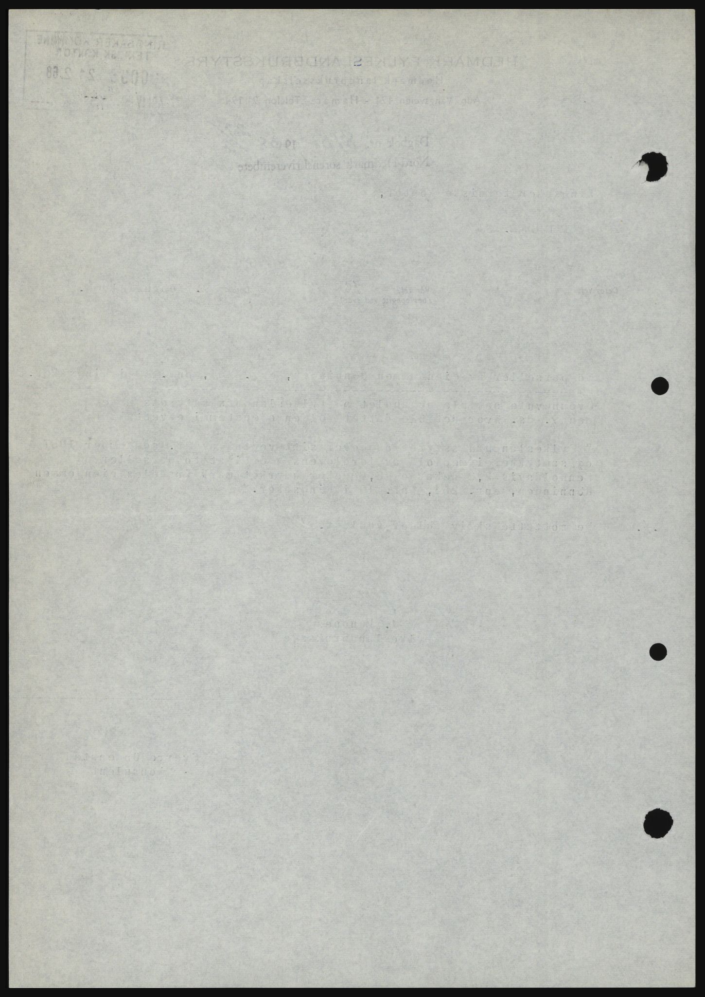 Nord-Hedmark sorenskriveri, SAH/TING-012/H/Hc/L0027: Mortgage book no. 27, 1967-1968, Diary no: : 815/1968