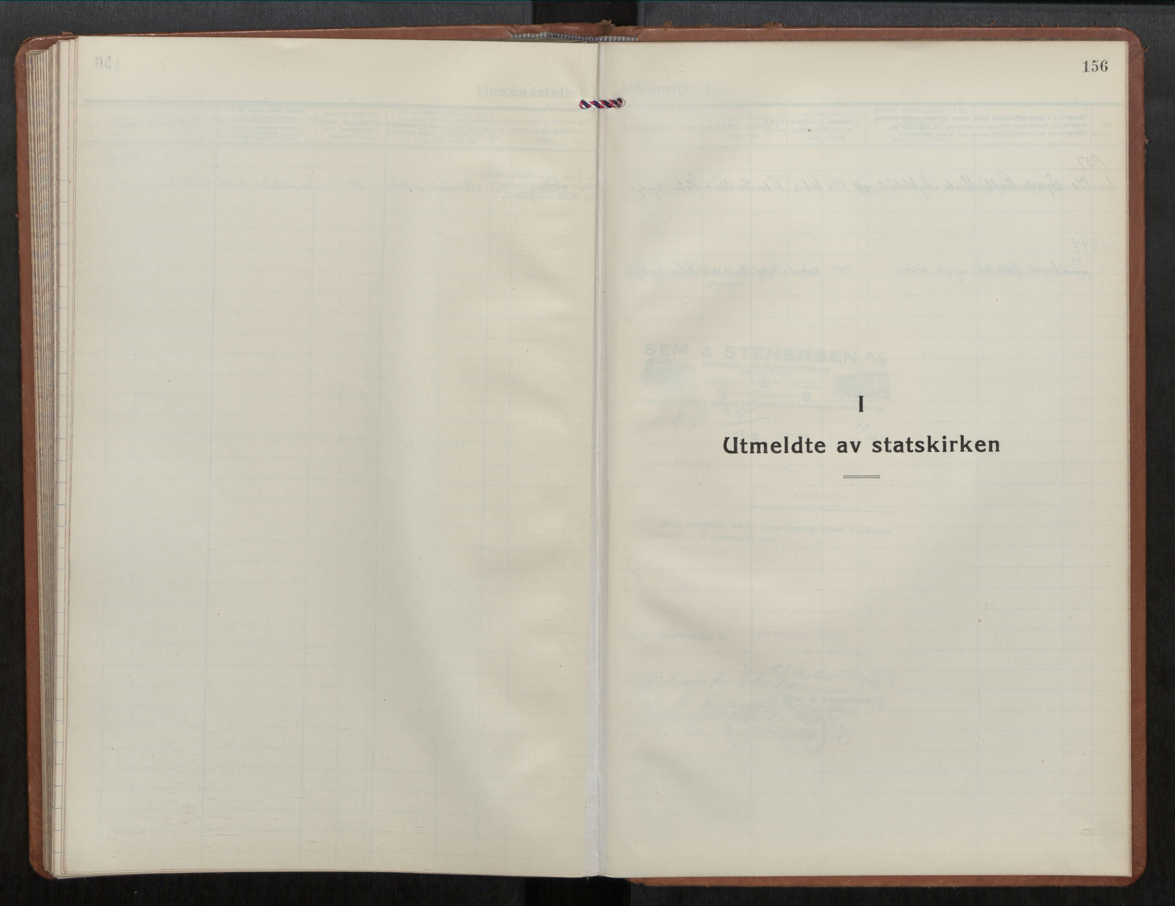 Ministerialprotokoller, klokkerbøker og fødselsregistre - Møre og Romsdal, AV/SAT-A-1454/549/L0616: Parish register (copy) no. 549C02, 1932-1961, p. 156