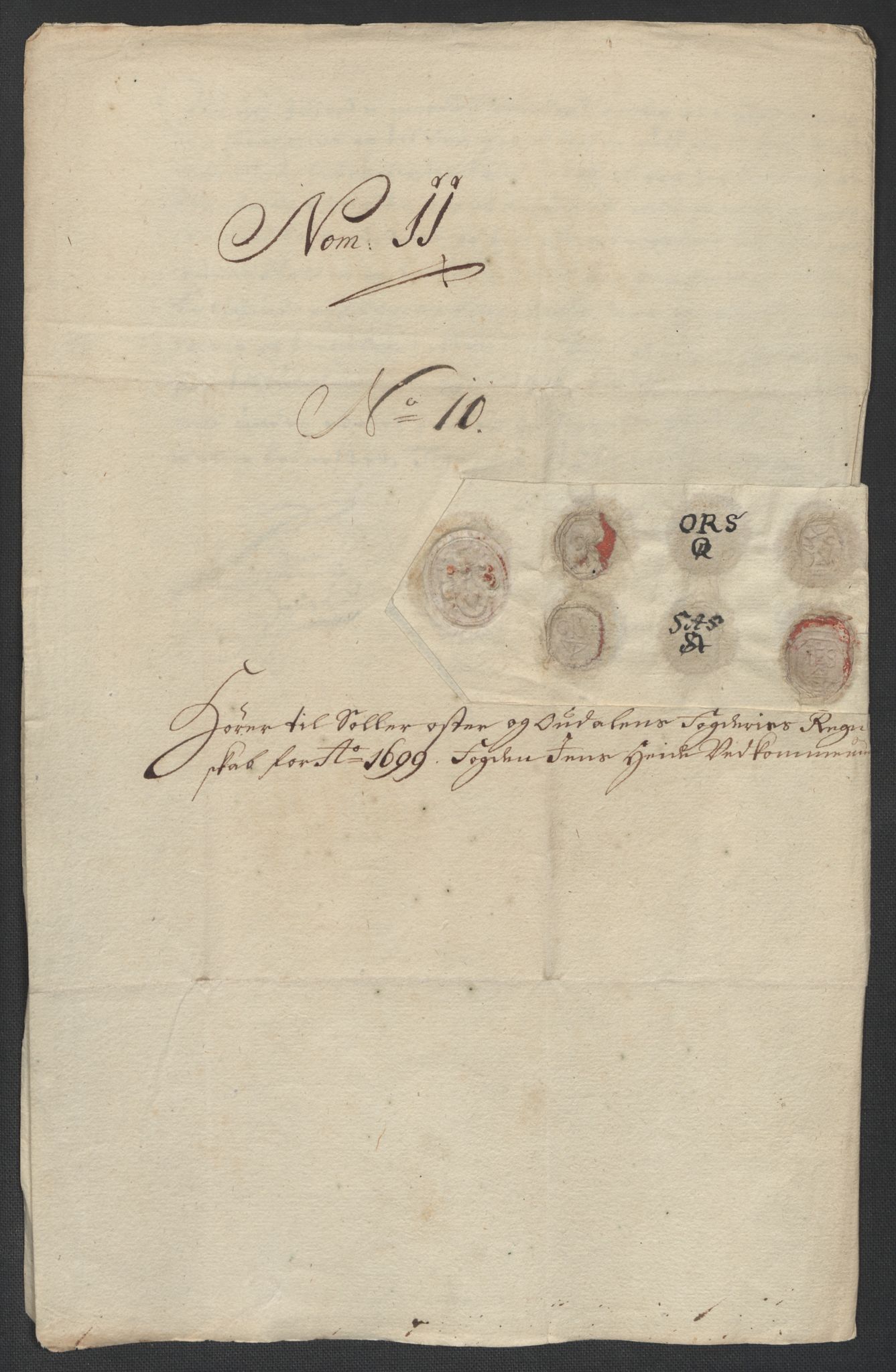 Rentekammeret inntil 1814, Reviderte regnskaper, Fogderegnskap, AV/RA-EA-4092/R13/L0837: Fogderegnskap Solør, Odal og Østerdal, 1699, p. 175