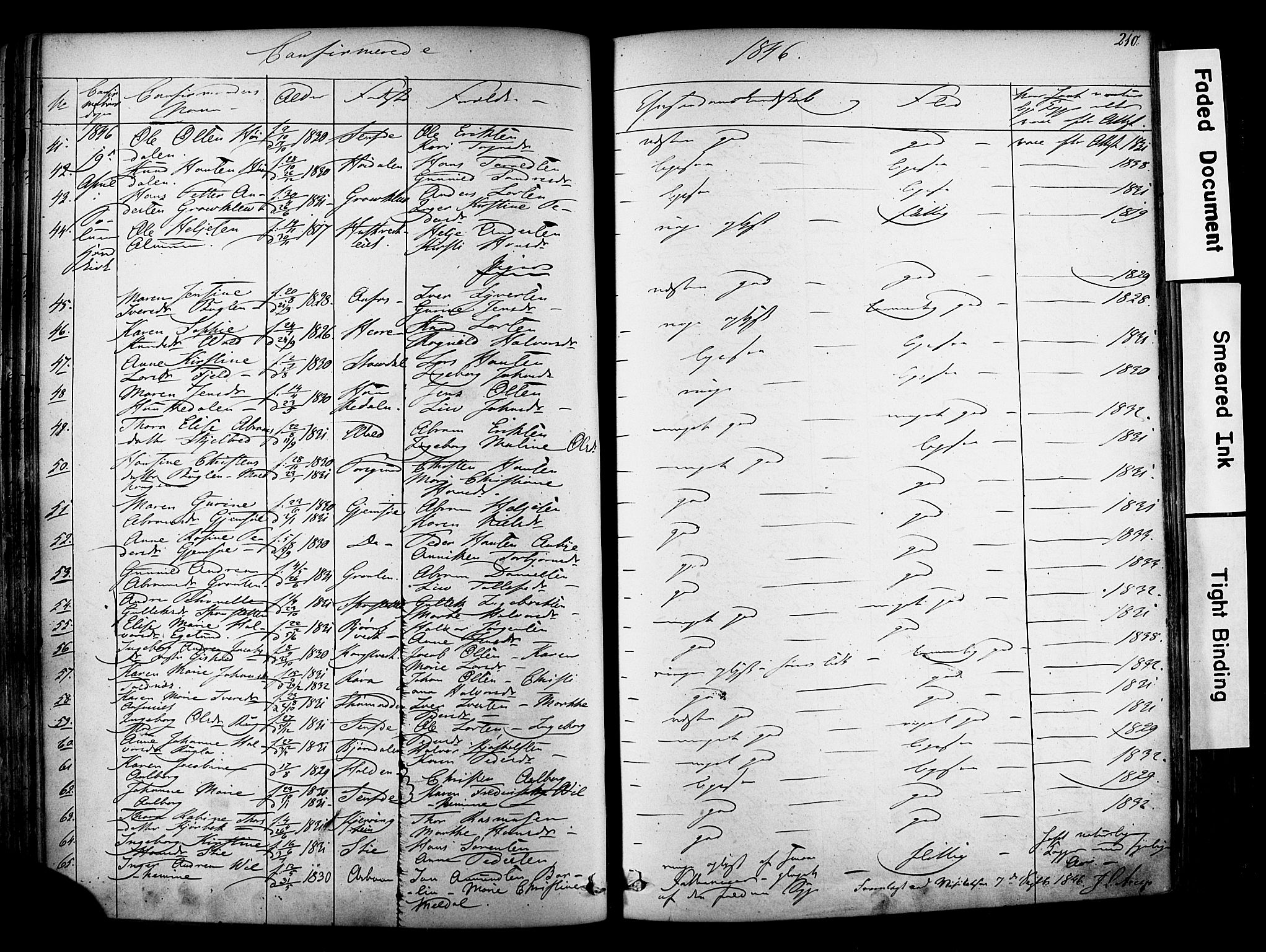 Solum kirkebøker, AV/SAKO-A-306/F/Fa/L0006: Parish register (official) no. I 6, 1844-1855, p. 210