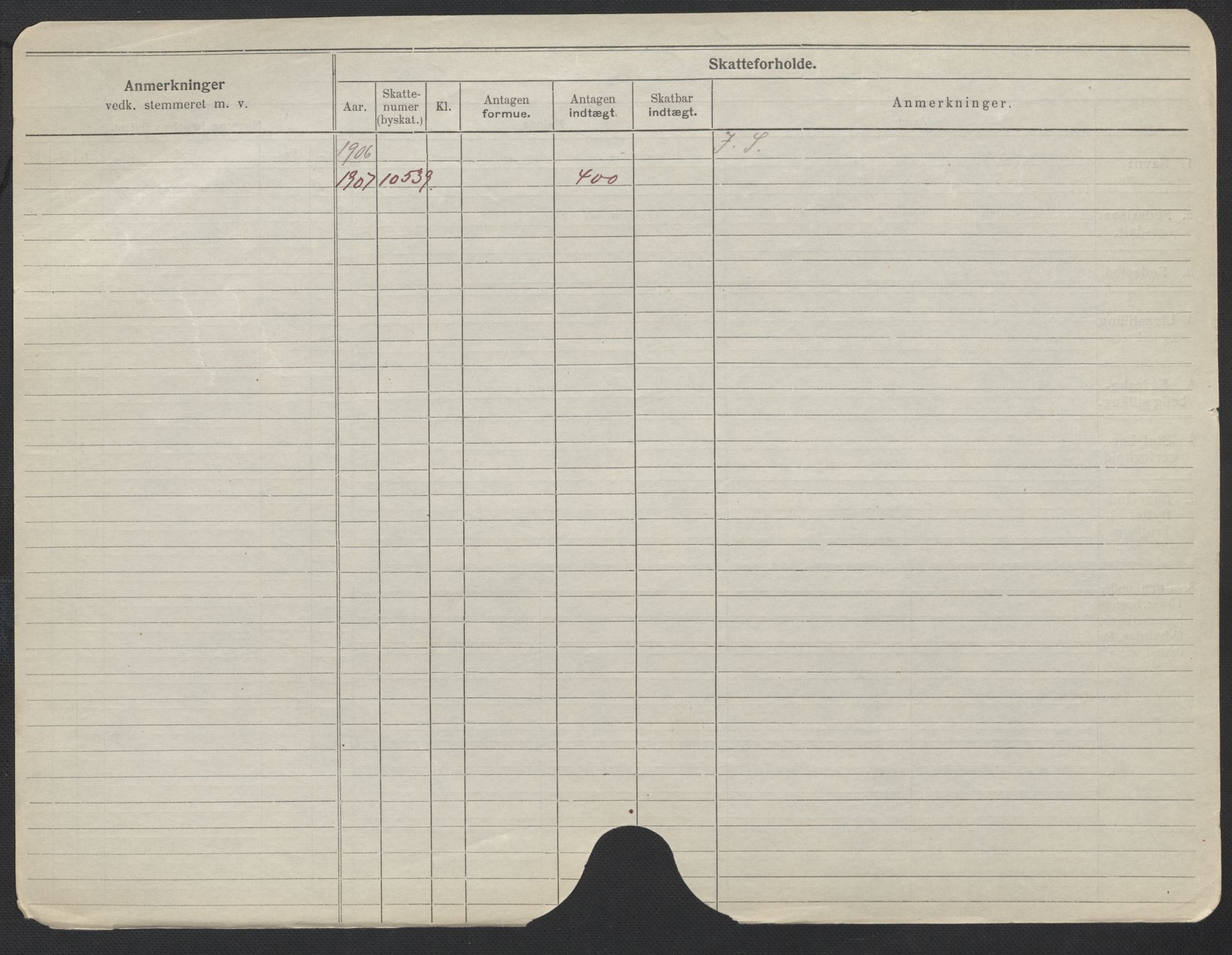 Oslo folkeregister, Registerkort, AV/SAO-A-11715/F/Fa/Fac/L0017: Kvinner, 1906-1914, p. 200b