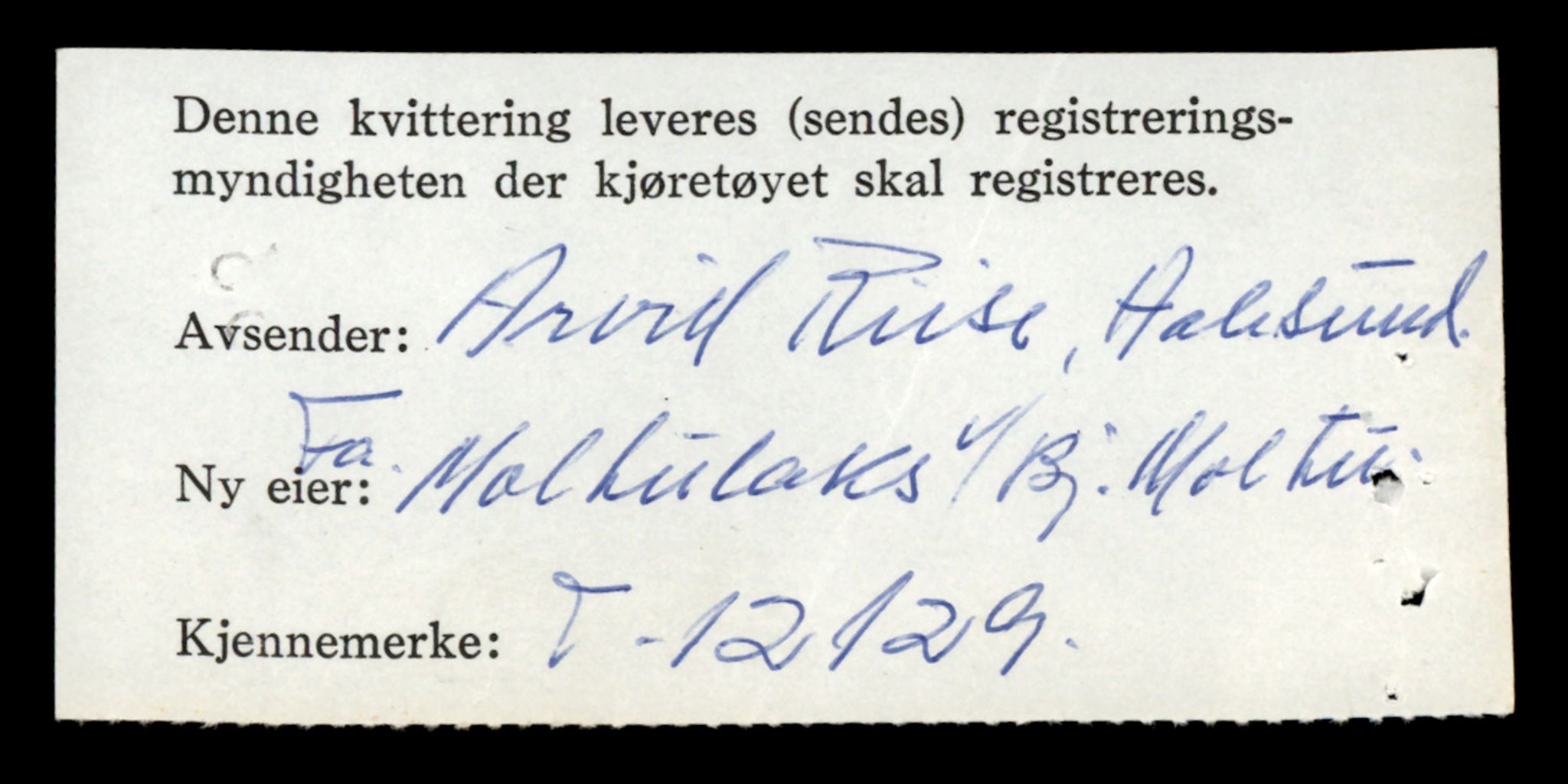 Møre og Romsdal vegkontor - Ålesund trafikkstasjon, AV/SAT-A-4099/F/Fe/L0036: Registreringskort for kjøretøy T 12831 - T 13030, 1927-1998, p. 2372