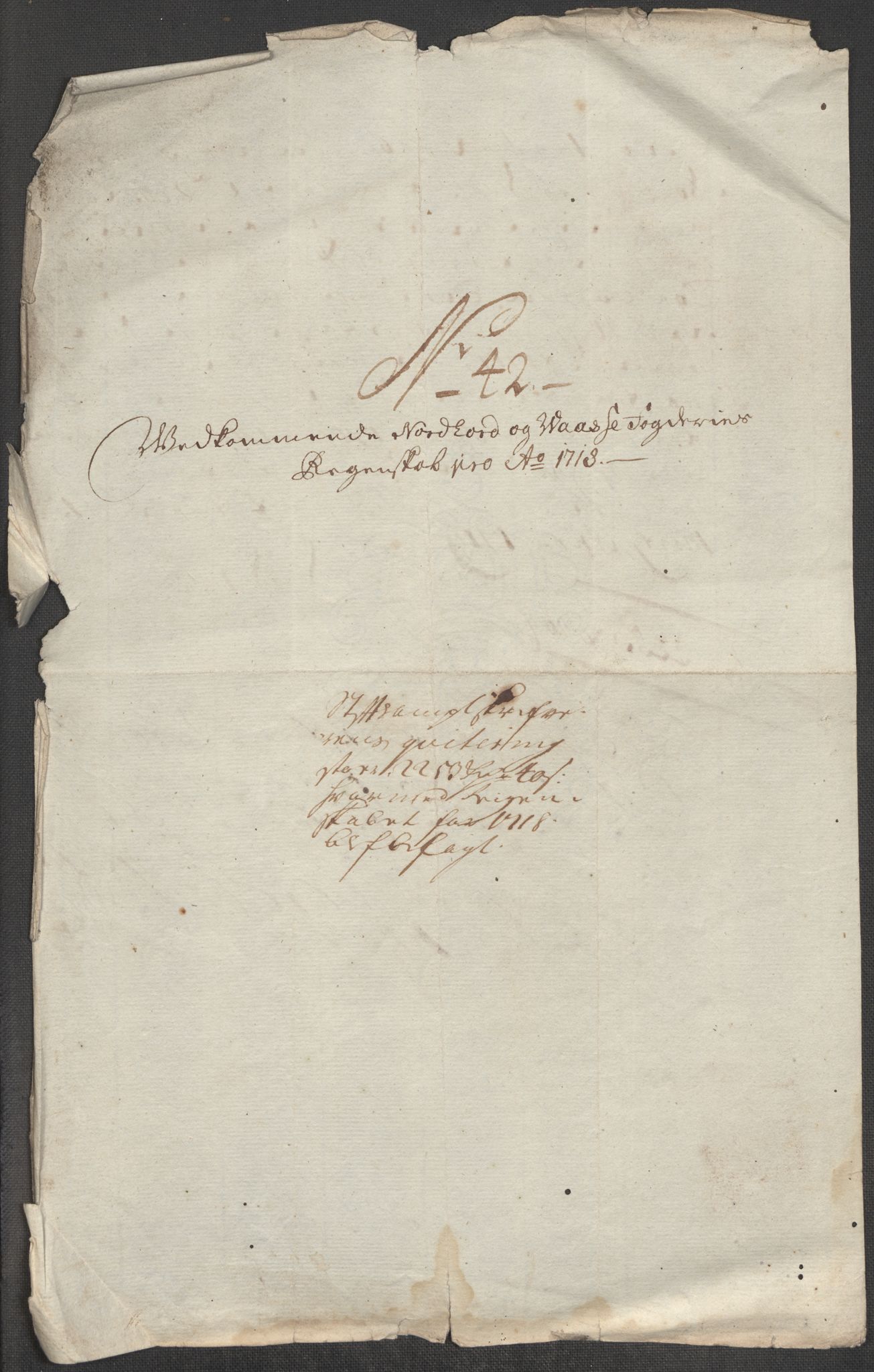 Rentekammeret inntil 1814, Reviderte regnskaper, Fogderegnskap, AV/RA-EA-4092/R51/L3202: Fogderegnskap Nordhordland og Voss, 1718, p. 183