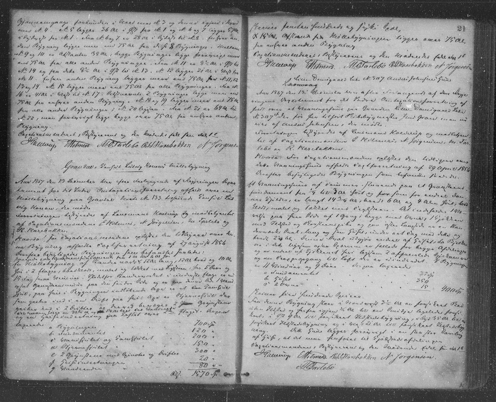 Lensmannen i Årstad, AV/SAB-A-36201/0012/L0004: Branntakstprotokoll, 1867-1872, p. 21