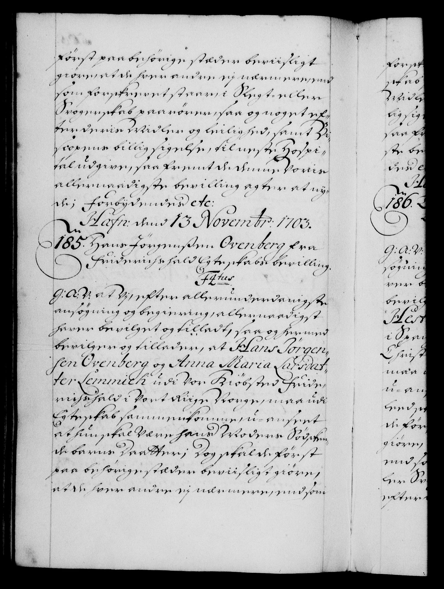 Danske Kanselli 1572-1799, AV/RA-EA-3023/F/Fc/Fca/Fcaa/L0018: Norske registre, 1699-1703, p. 568b