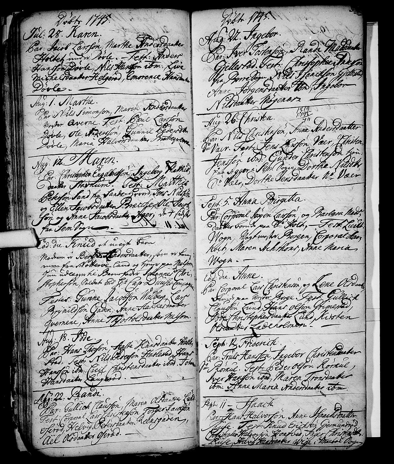 Stokke kirkebøker, SAKO/A-320/F/Fa/L0002: Parish register (official) no. I 2, 1732-1770, p. 39