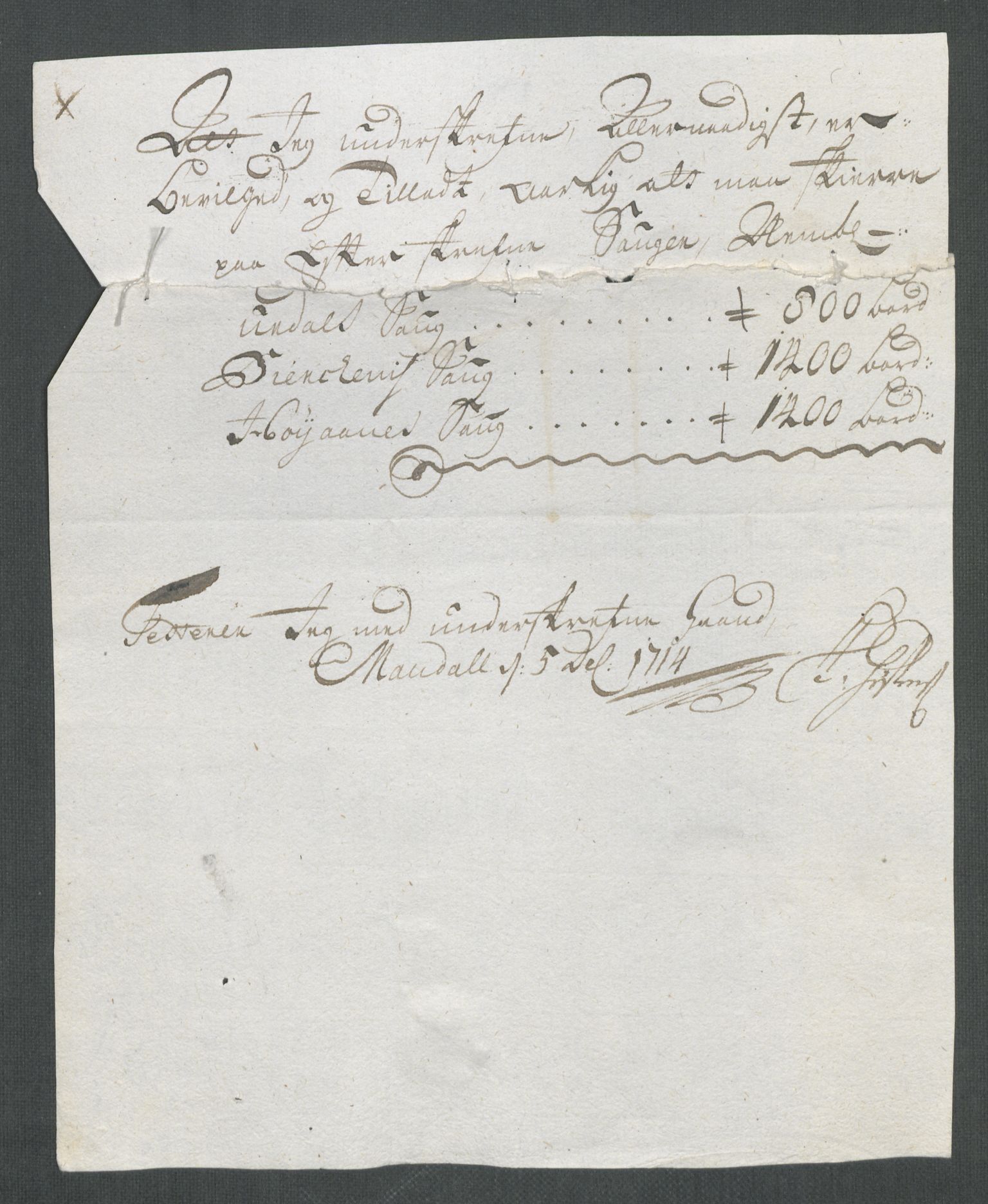 Rentekammeret inntil 1814, Reviderte regnskaper, Fogderegnskap, AV/RA-EA-4092/R43/L2558: Fogderegnskap Lista og Mandal, 1714, p. 55