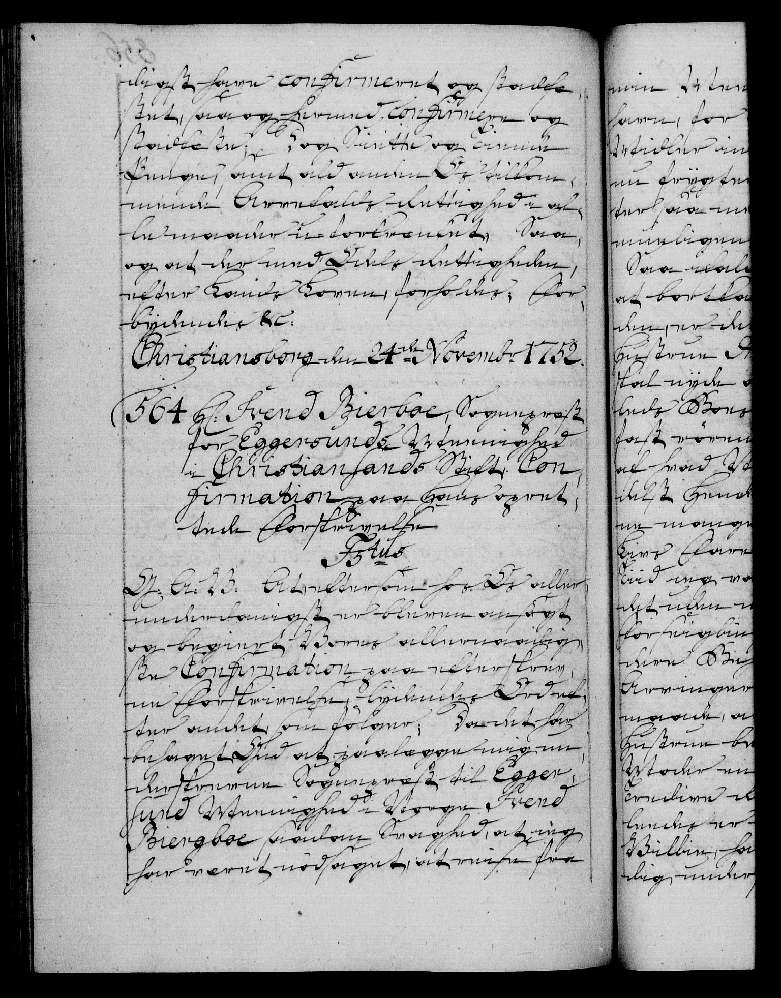 Danske Kanselli 1572-1799, RA/EA-3023/F/Fc/Fca/Fcaa/L0037: Norske registre, 1751-1752, p. 856b