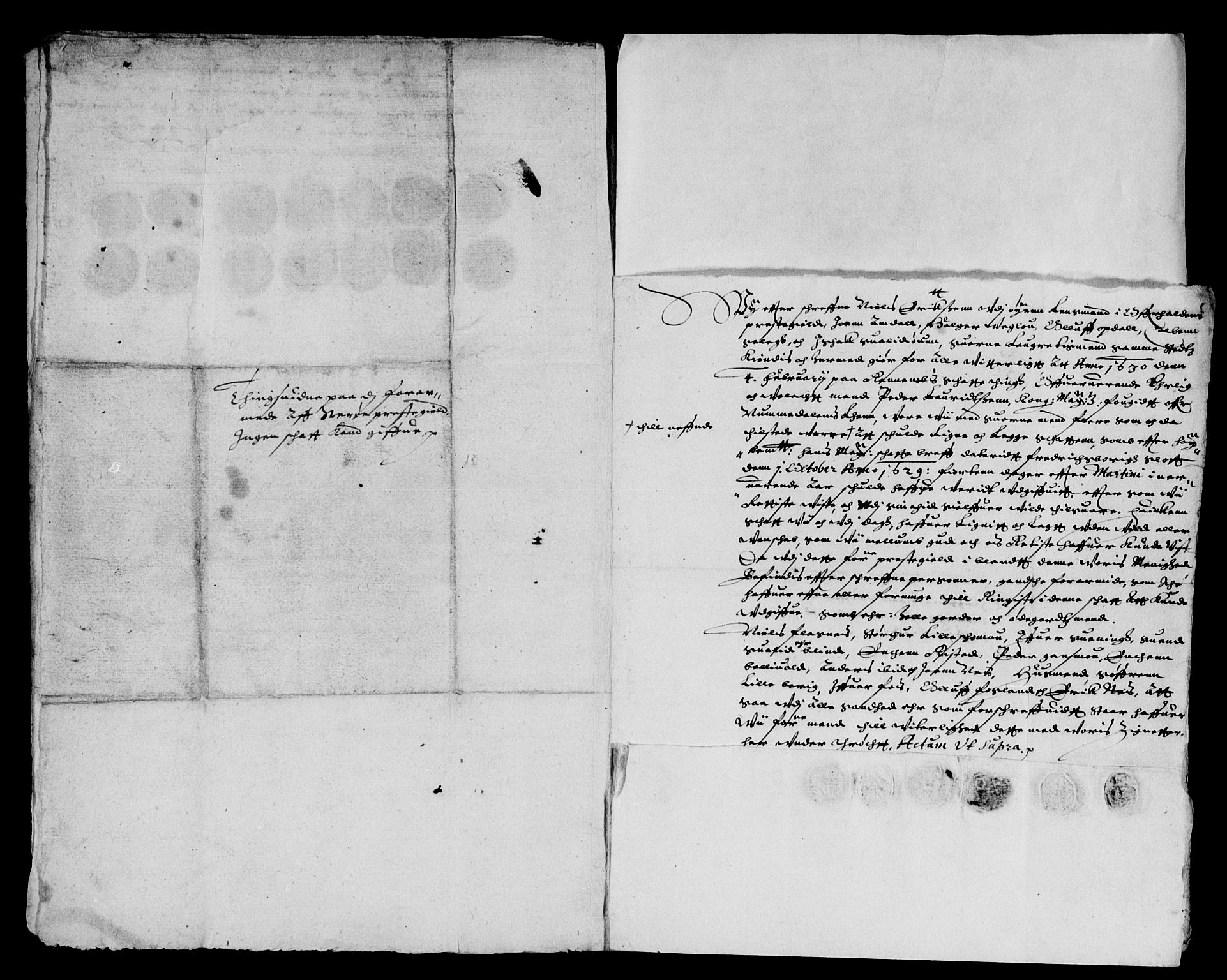 Rentekammeret inntil 1814, Reviderte regnskaper, Lensregnskaper, AV/RA-EA-5023/R/Rb/Rbw/L0042: Trondheim len, 1629-1630