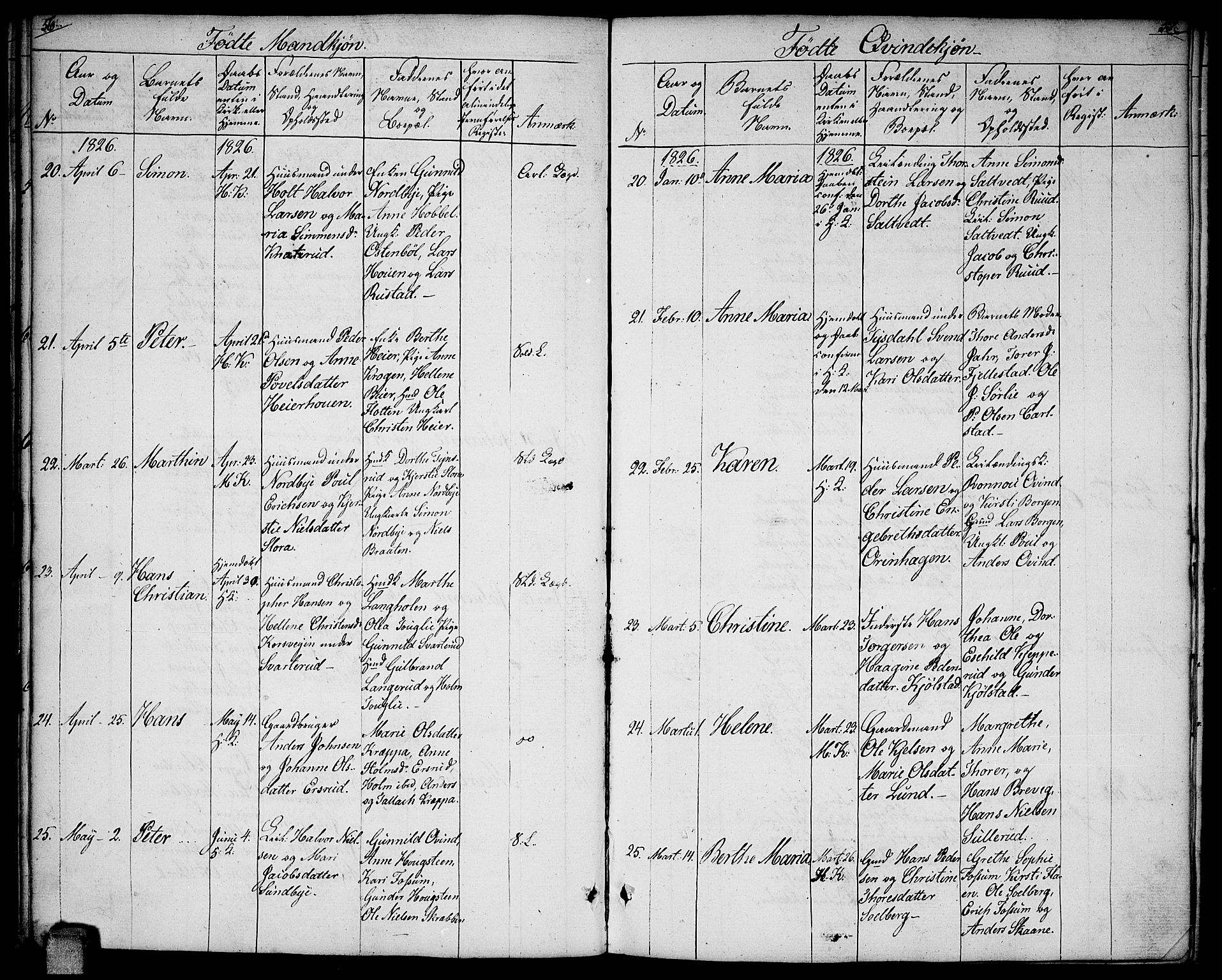 Enebakk prestekontor Kirkebøker, AV/SAO-A-10171c/F/Fa/L0007: Parish register (official) no. I 7, 1823-1832, p. 56-57