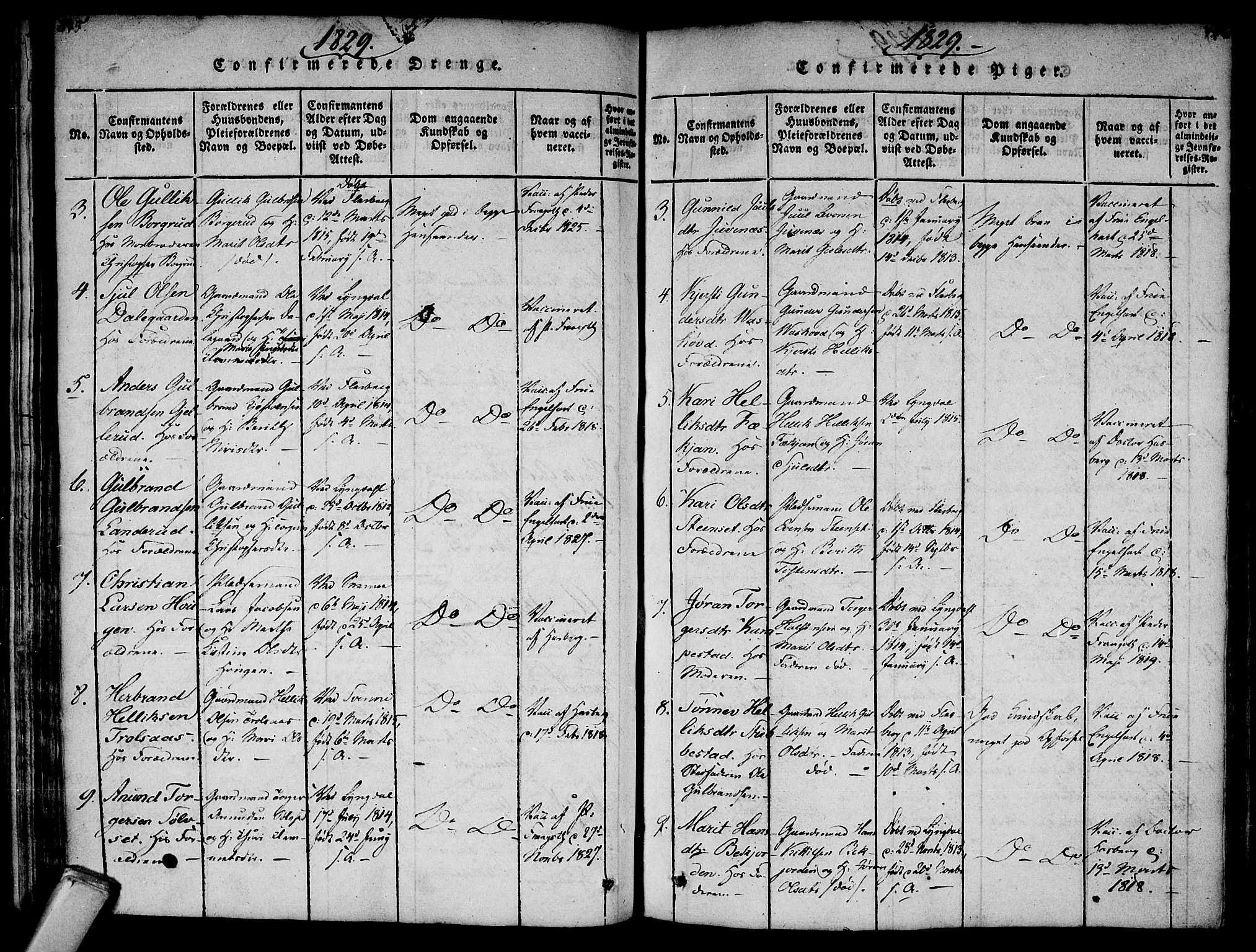 Flesberg kirkebøker, AV/SAKO-A-18/F/Fa/L0005: Parish register (official) no. I 5, 1816-1834, p. 545-546