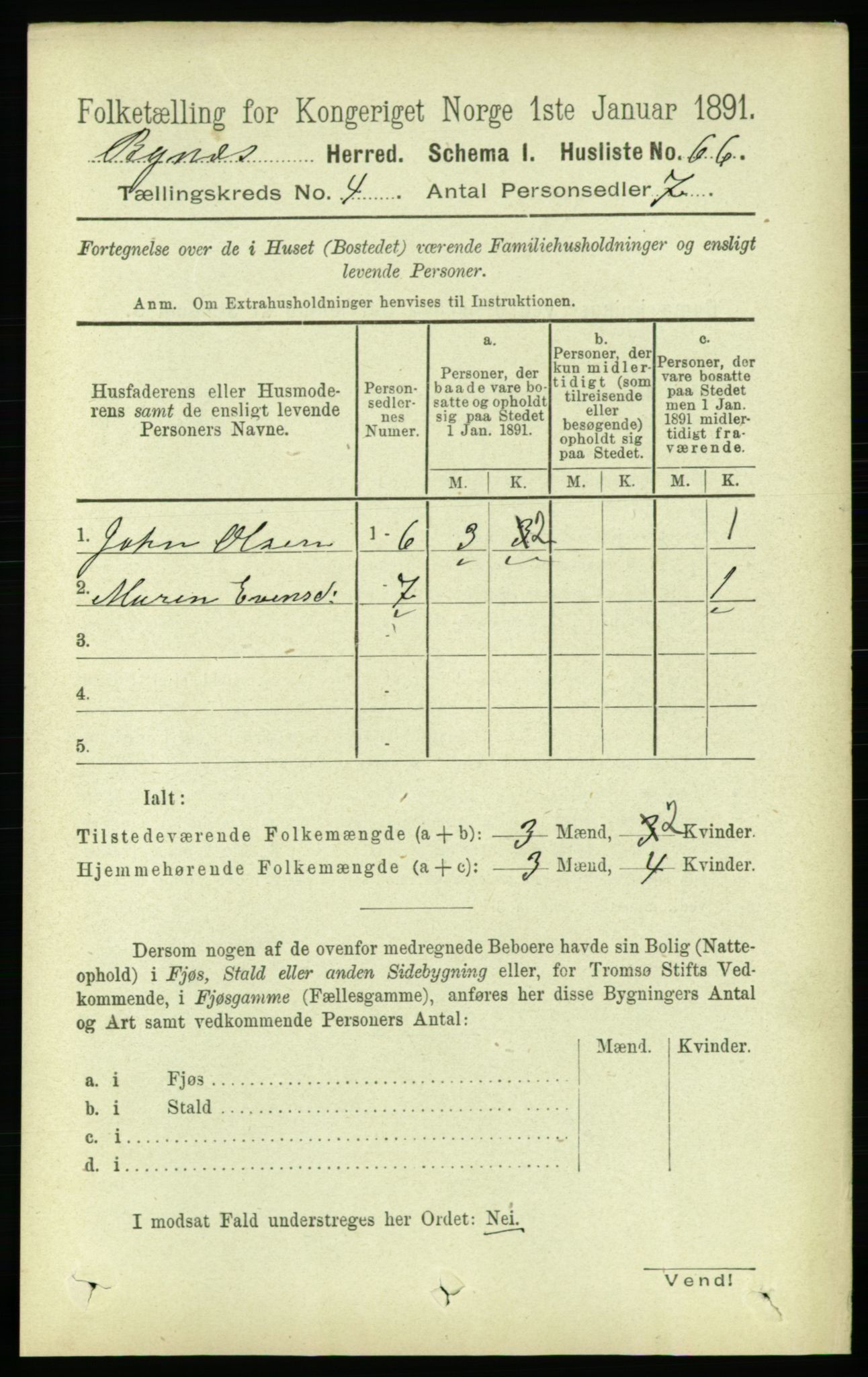 RA, 1891 census for 1655 Byneset, 1891, p. 1574