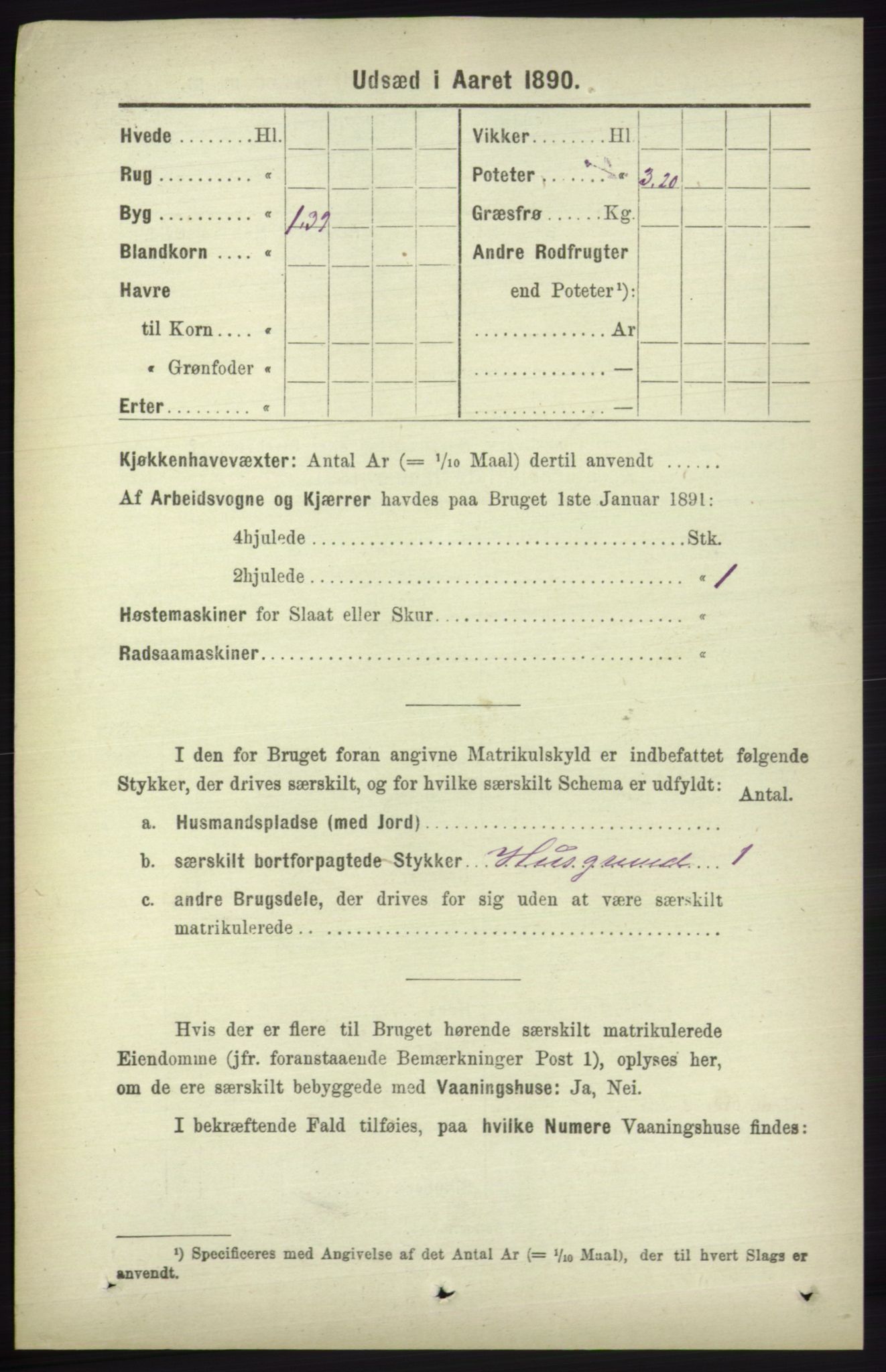 RA, 1891 census for 1230 Ullensvang, 1891, p. 8027