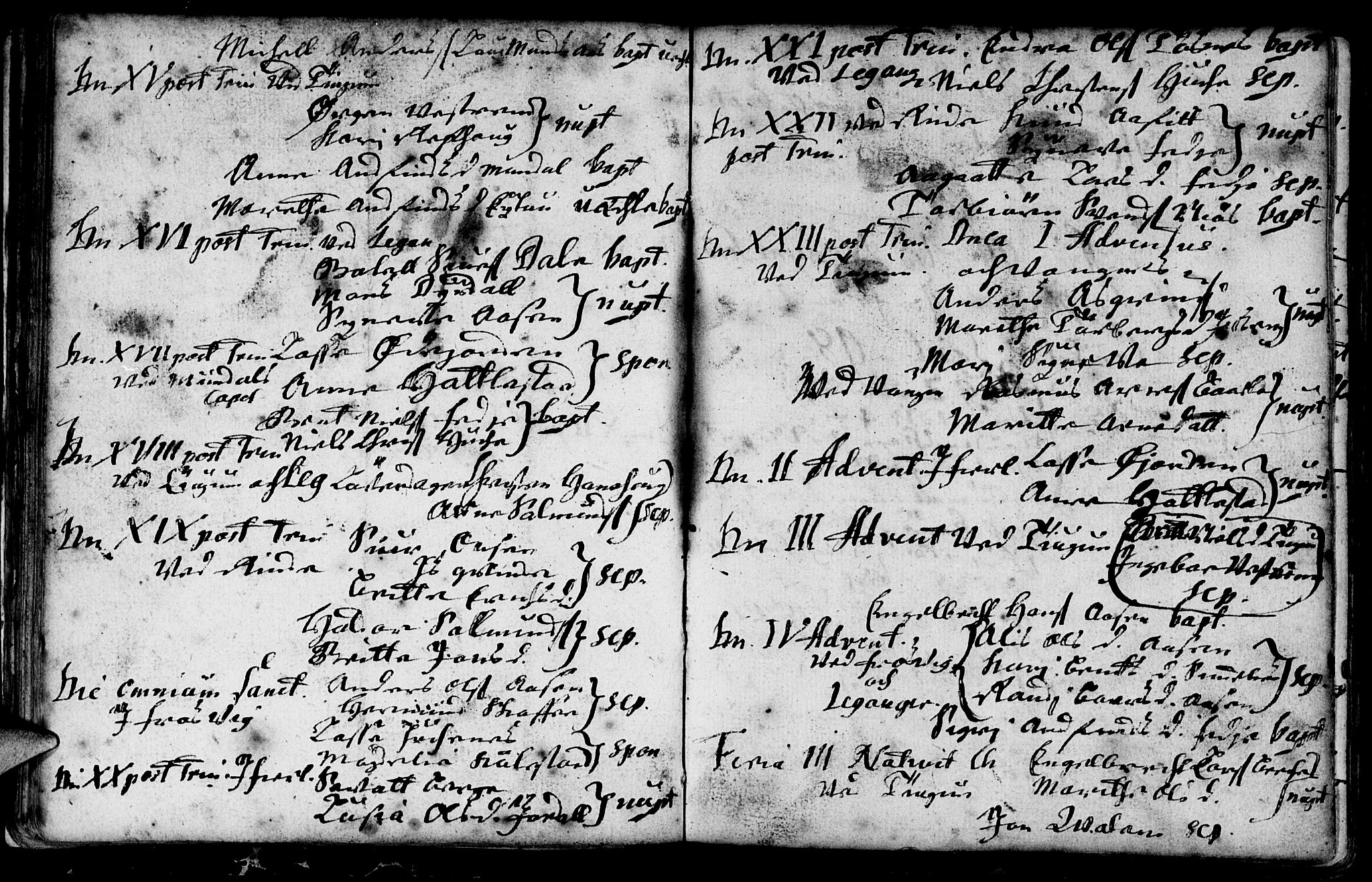Leikanger sokneprestembete, SAB/A-81001: Parish register (official) no. A 1, 1690-1734, p. 31