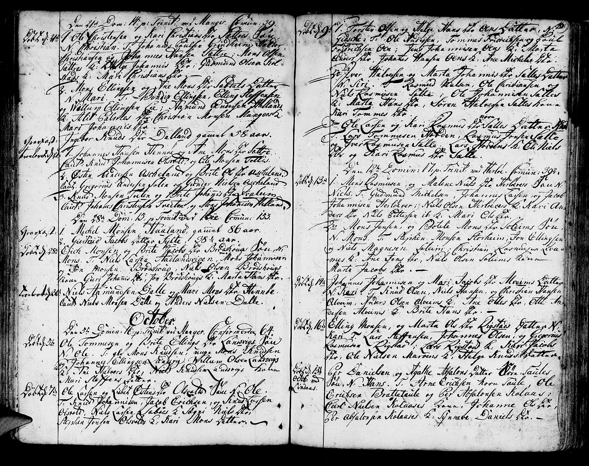 Manger sokneprestembete, AV/SAB-A-76801/H/Haa: Parish register (official) no. A 1, 1759-1791, p. 169