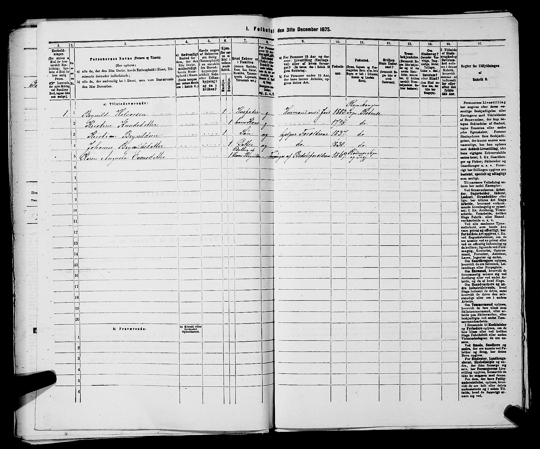 RA, 1875 census for 0120P Rødenes, 1875, p. 764