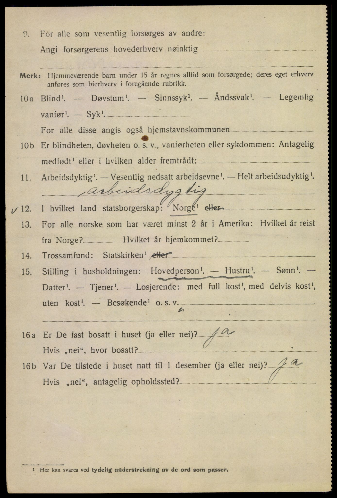 SAO, 1920 census for Kristiania, 1920, p. 636742