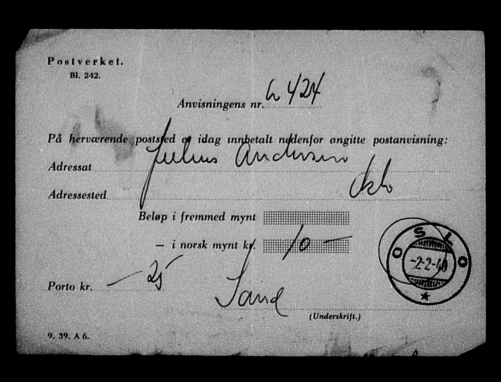 Justisdepartementet, Tilbakeføringskontoret for inndratte formuer, AV/RA-S-1564/H/Hc/Hcc/L0927: --, 1945-1947, p. 32