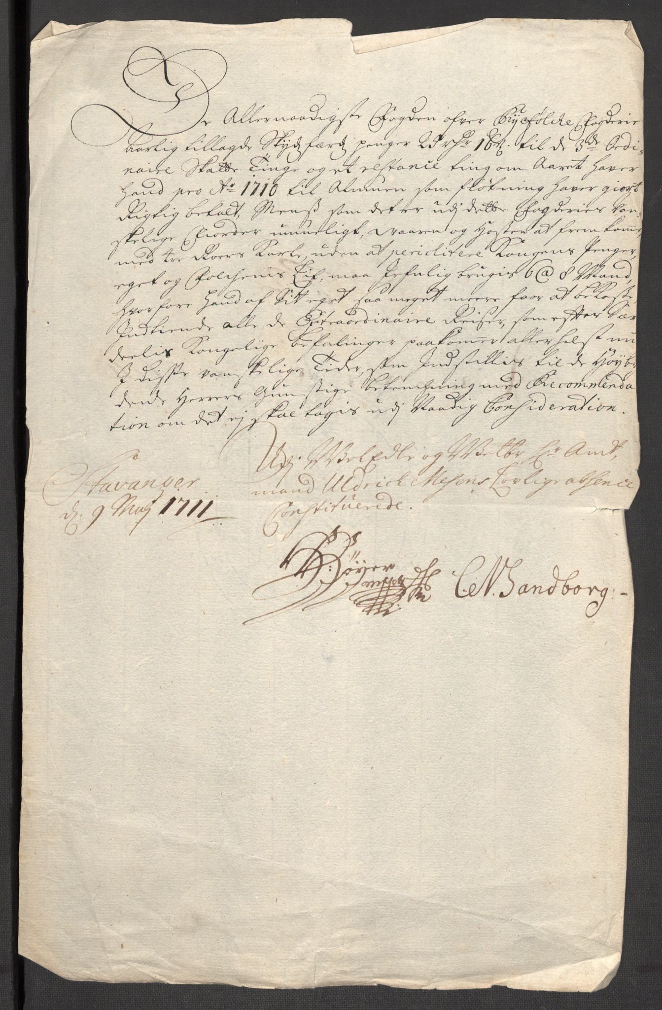 Rentekammeret inntil 1814, Reviderte regnskaper, Fogderegnskap, AV/RA-EA-4092/R47/L2862: Fogderegnskap Ryfylke, 1710, p. 97