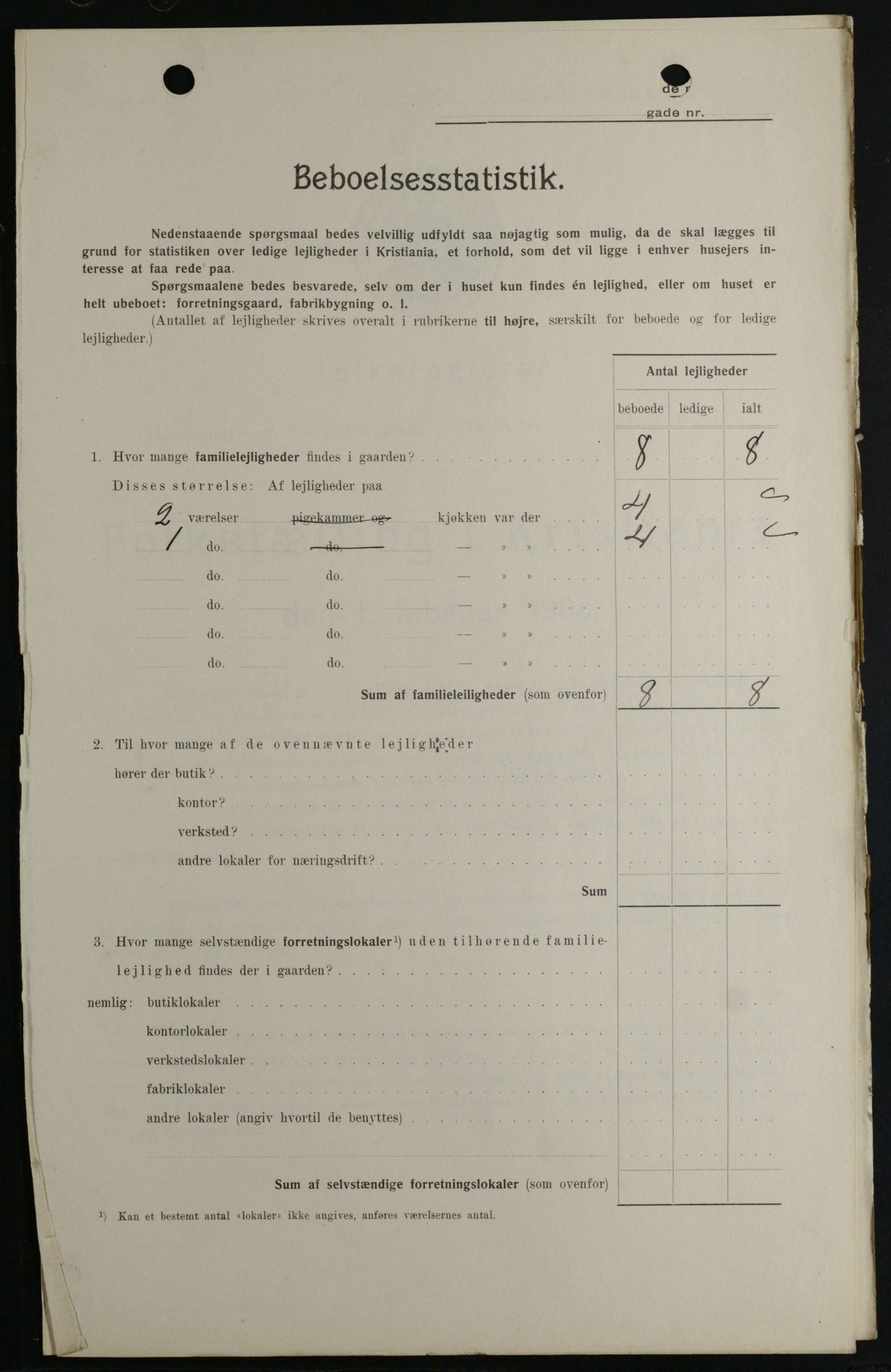 OBA, Municipal Census 1908 for Kristiania, 1908, p. 51317