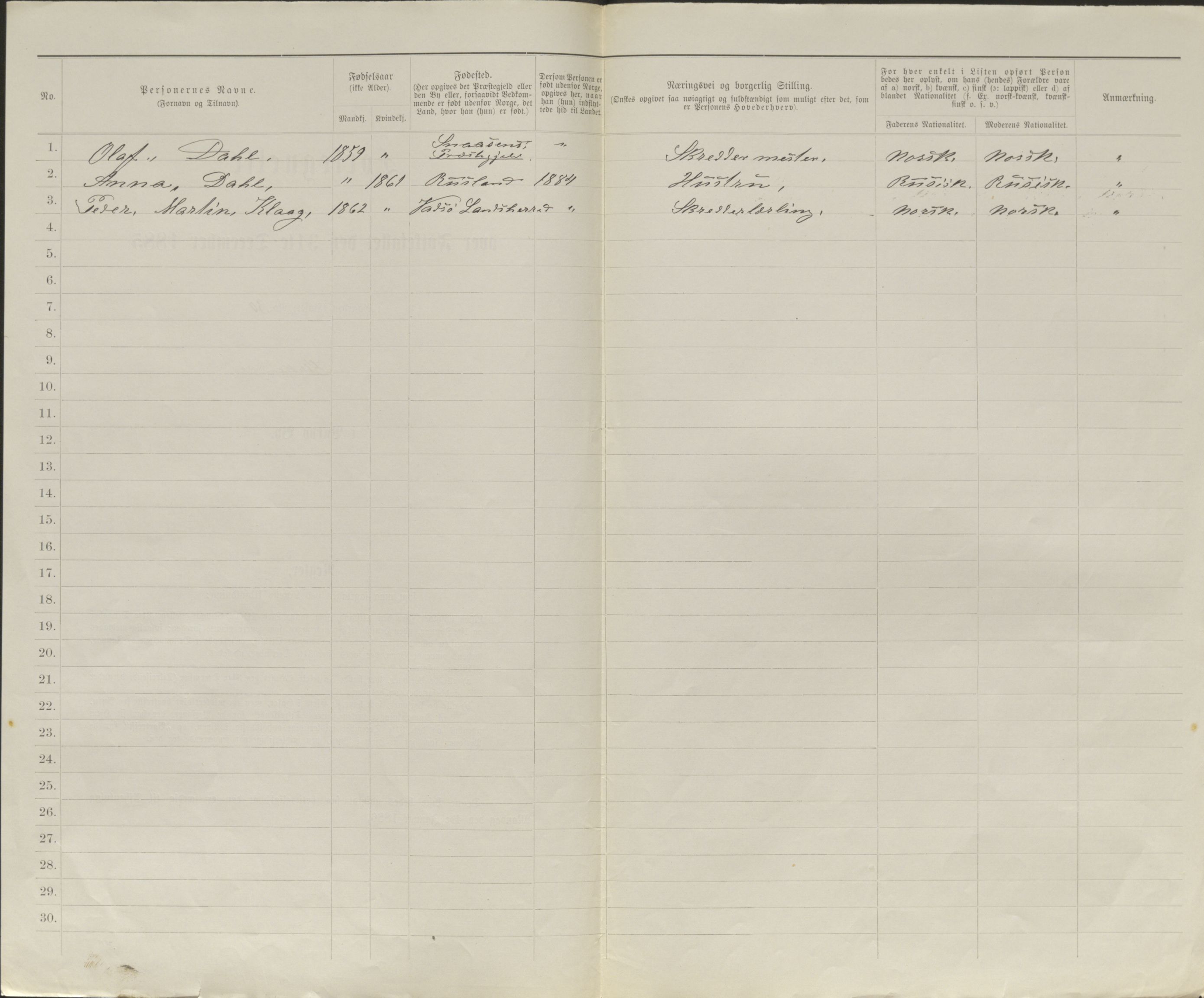 SATØ, 1885 census for 2002 Vardø, 1885, p. 103b