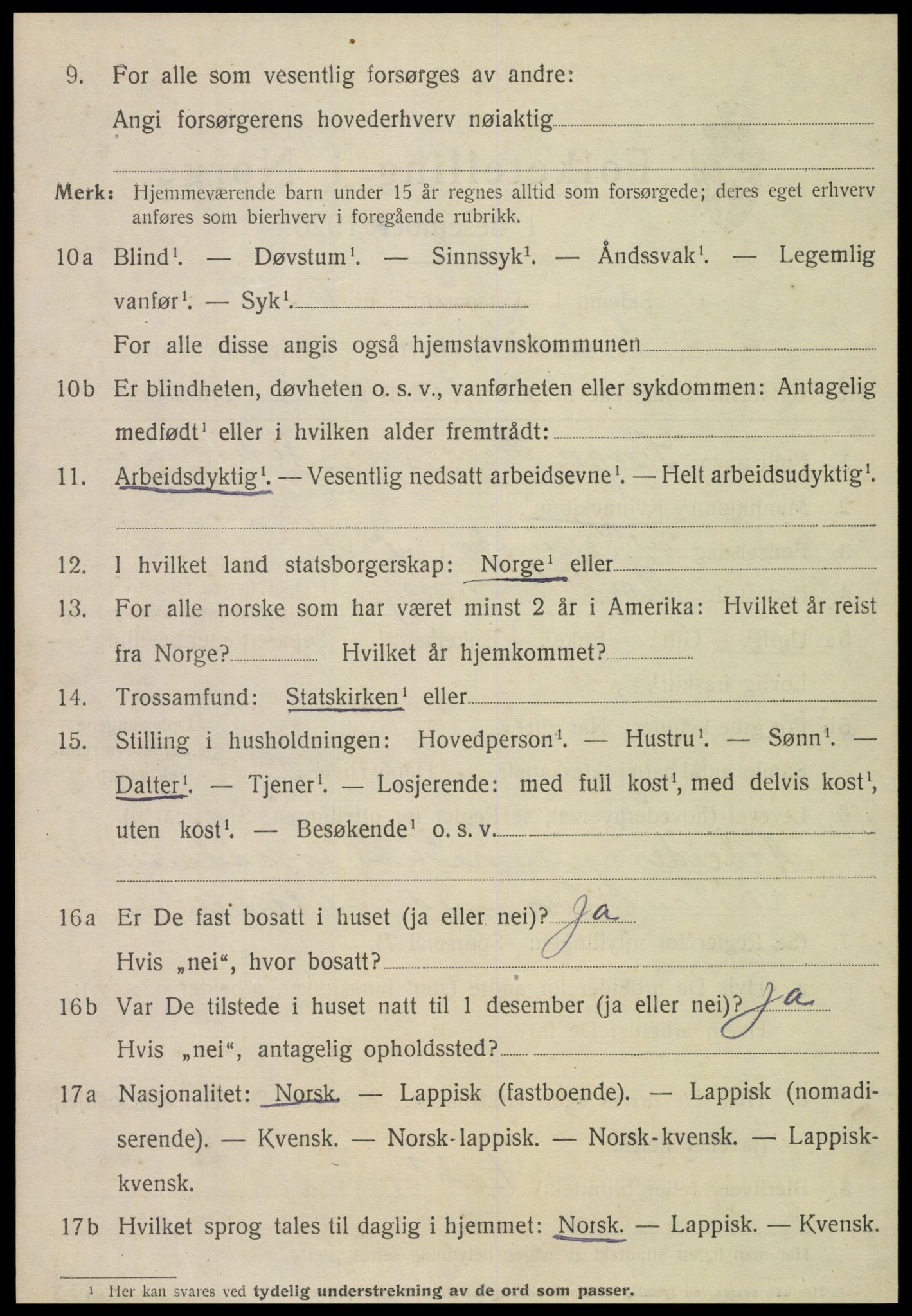 SAT, 1920 census for Brønnøy, 1920, p. 3763