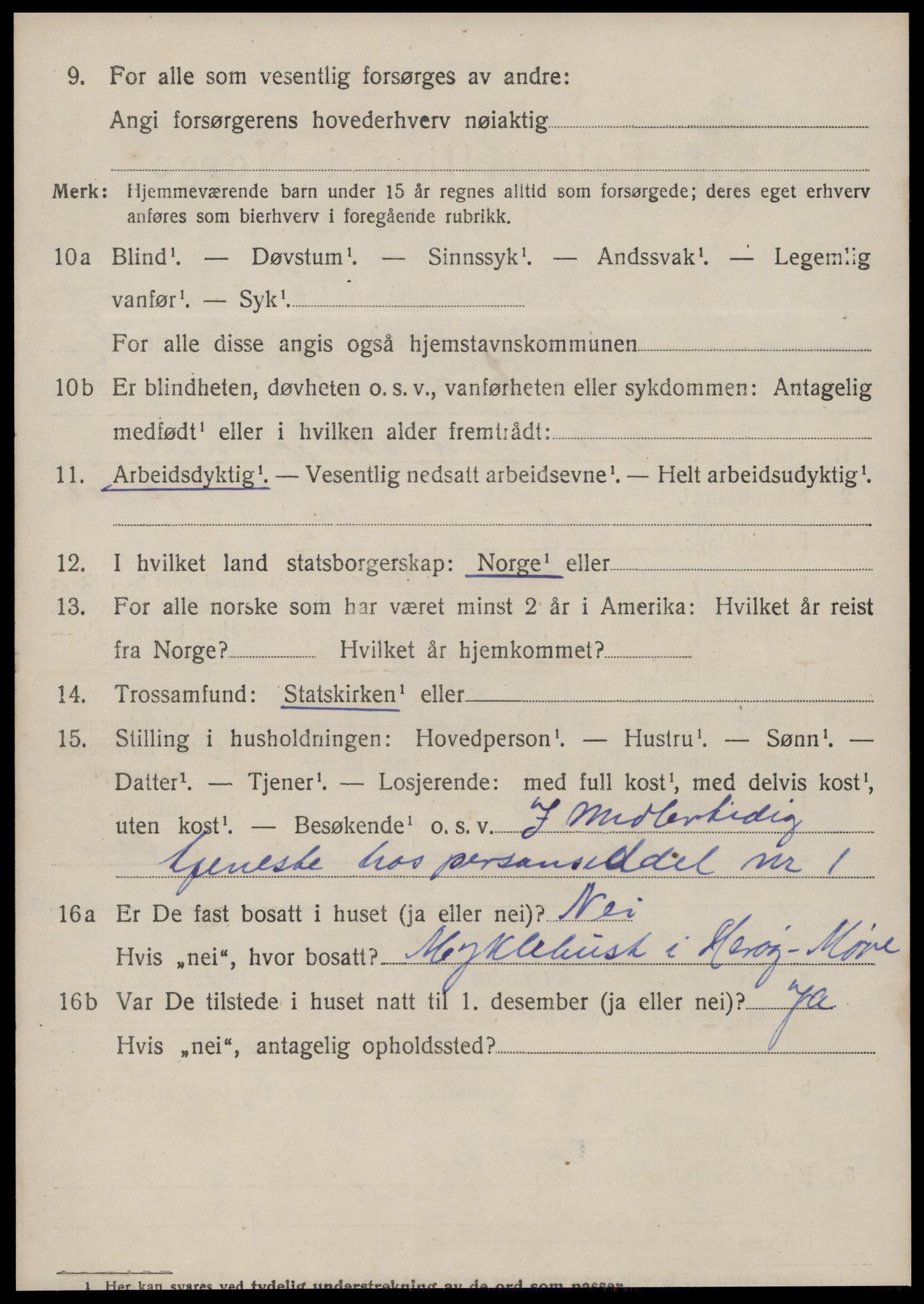 SAT, 1920 census for Herøy (MR), 1920, p. 5396