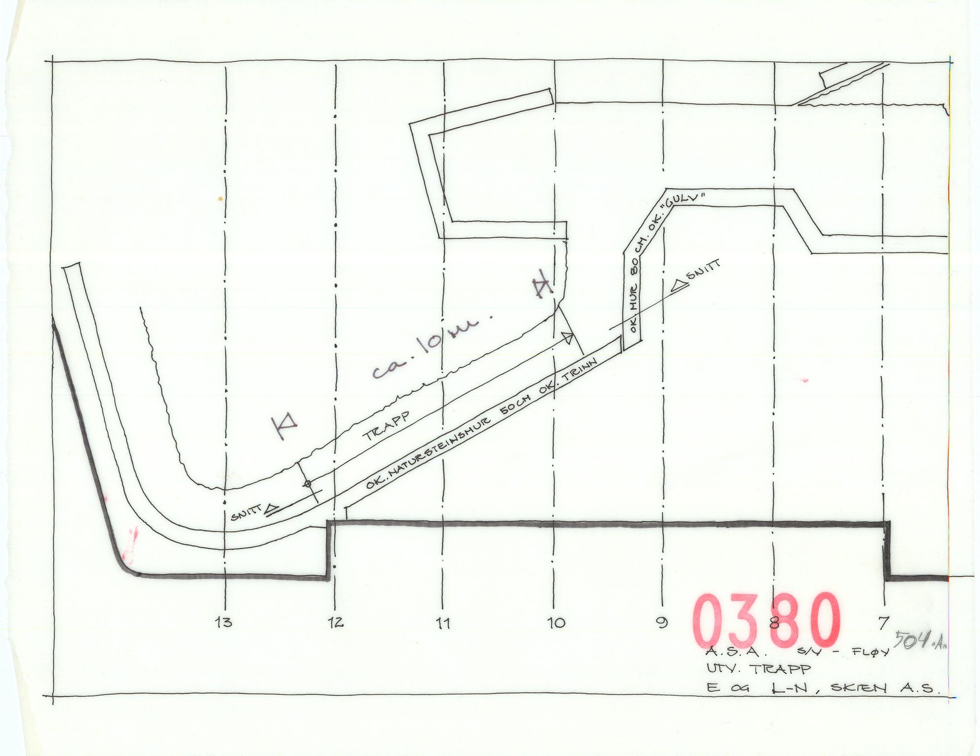 Eliassen og Lambertz-Nilssen Arkitekter, AAKS/PA-2983/T/T03/L0008: Tegningskogger 380, 1974-1978, p. 5