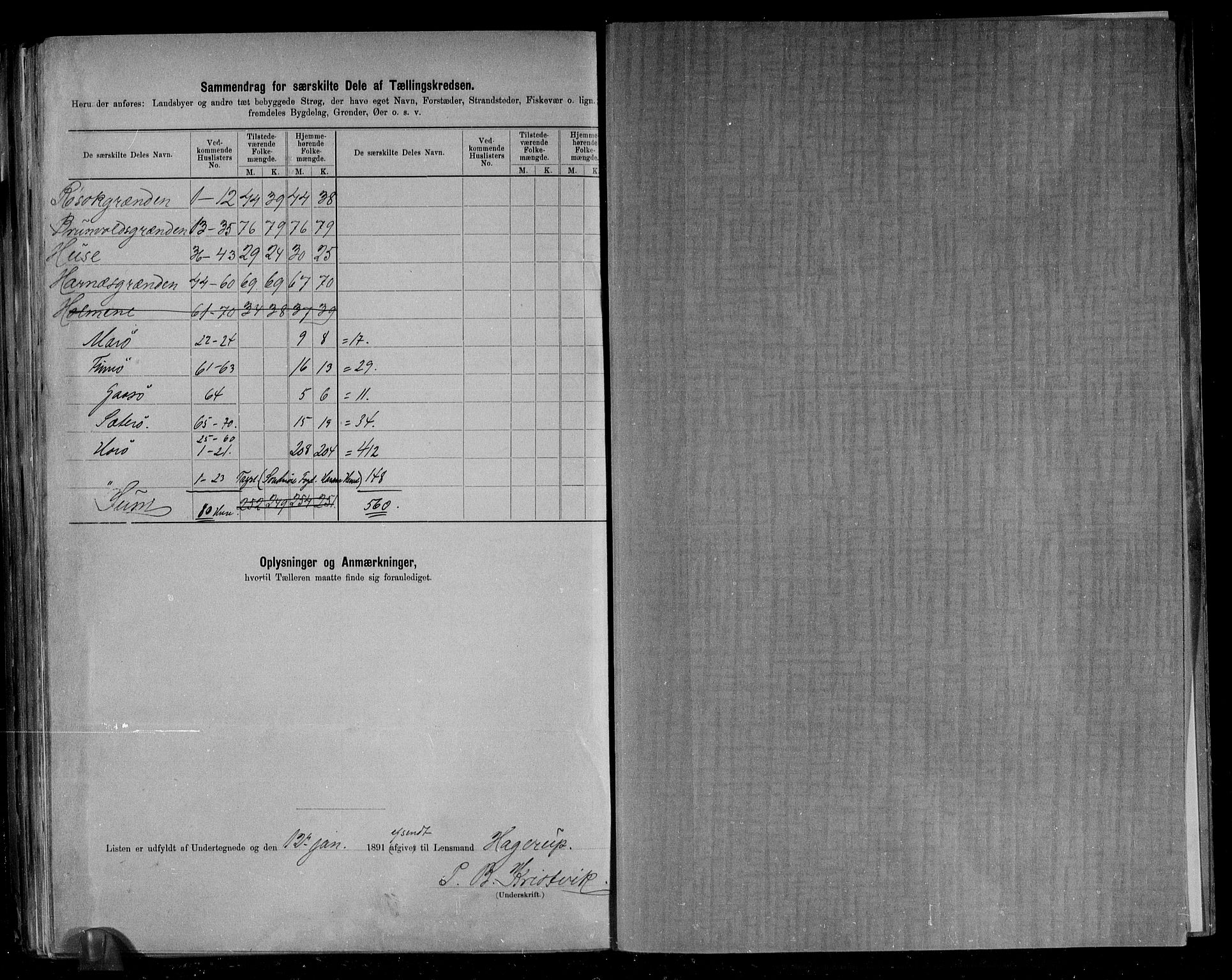 RA, 1891 census for 1546 Sandøy, 1891, p. 9