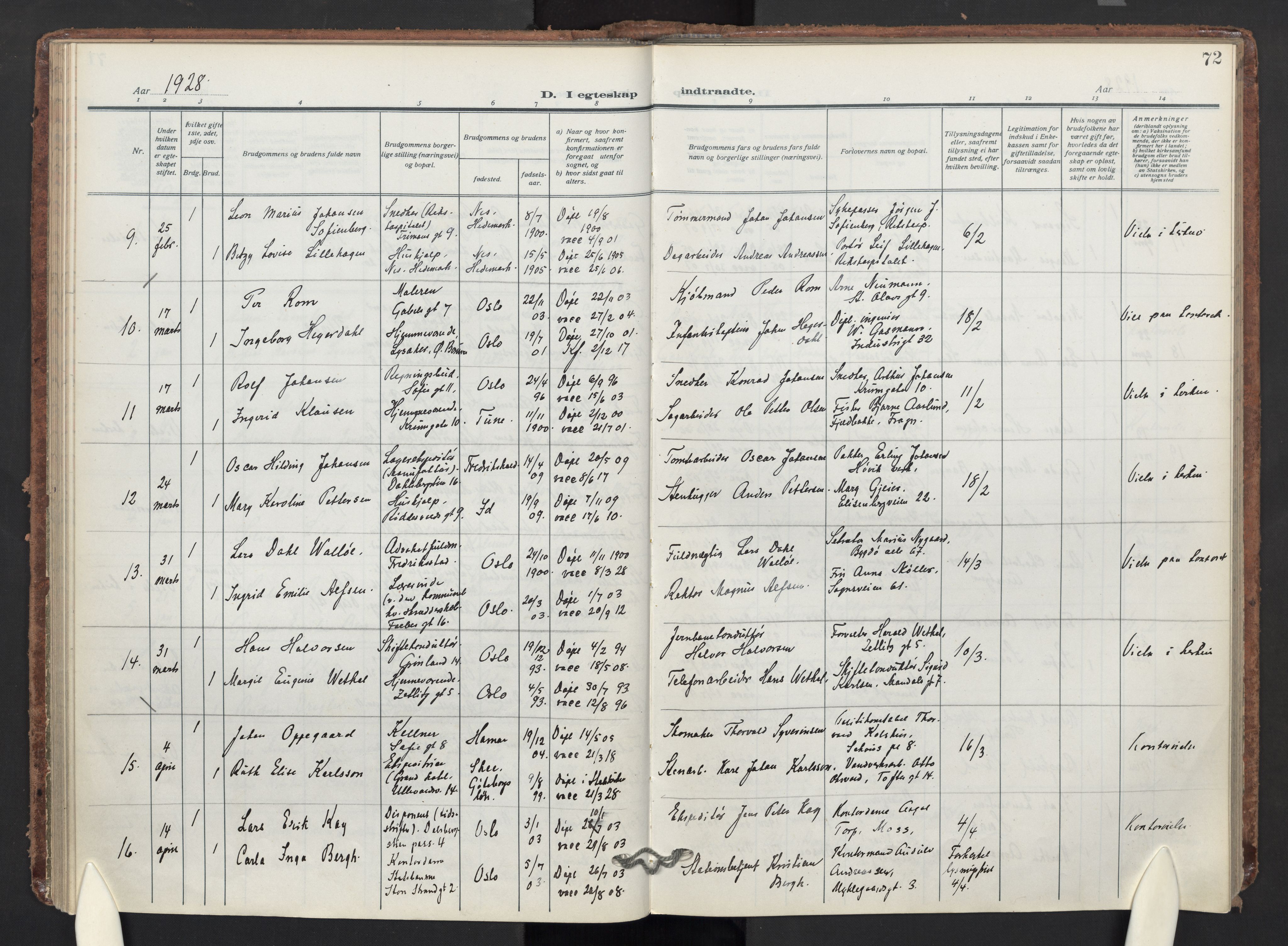 Markus prestekontor Kirkebøker, AV/SAO-A-10830/F/L0003: Parish register (official) no. 3, 1917-1942, p. 72