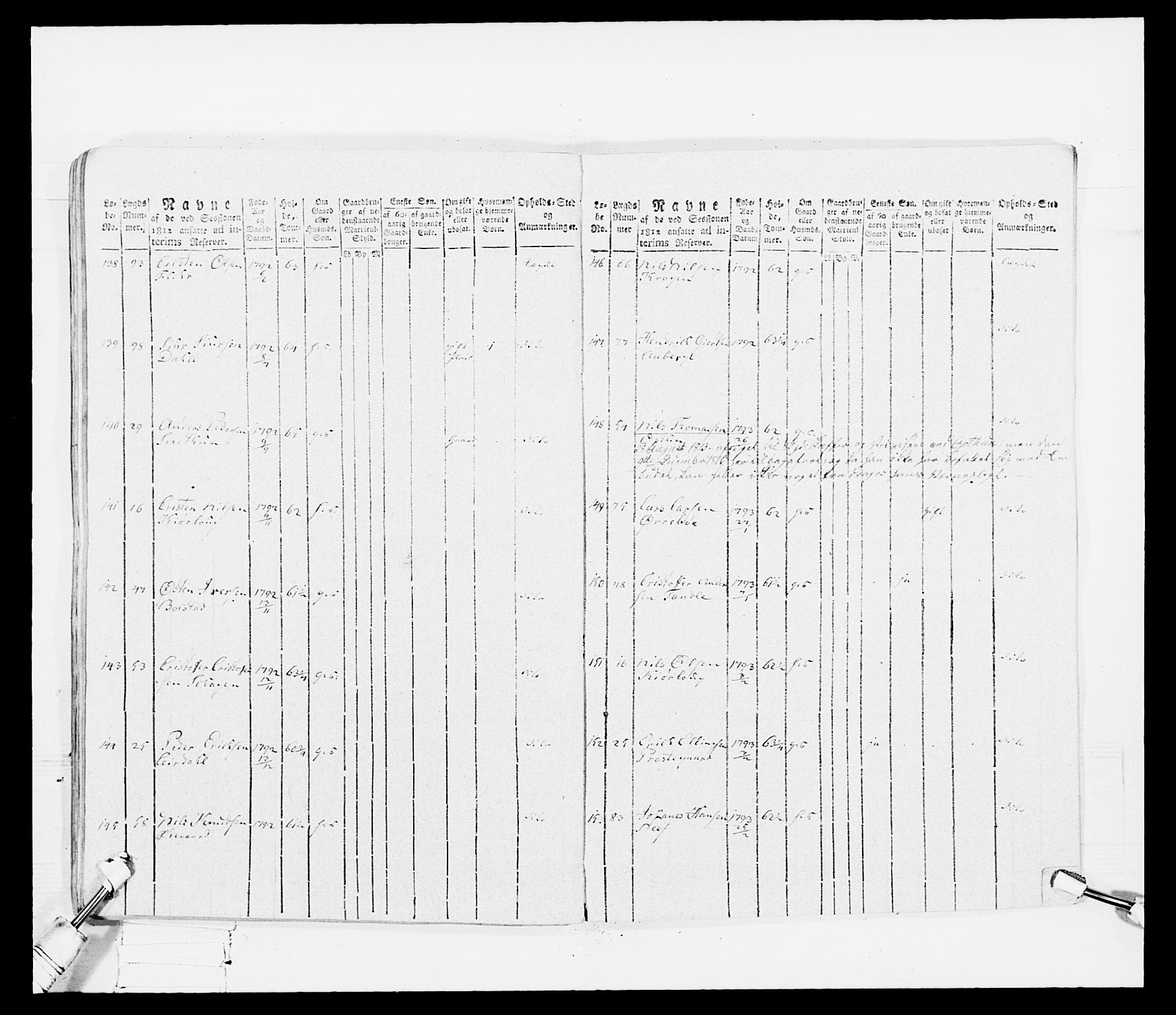 Generalitets- og kommissariatskollegiet, Det kongelige norske kommissariatskollegium, RA/EA-5420/E/Eh/L0099: Bergenhusiske nasjonale infanteriregiment, 1812, p. 120