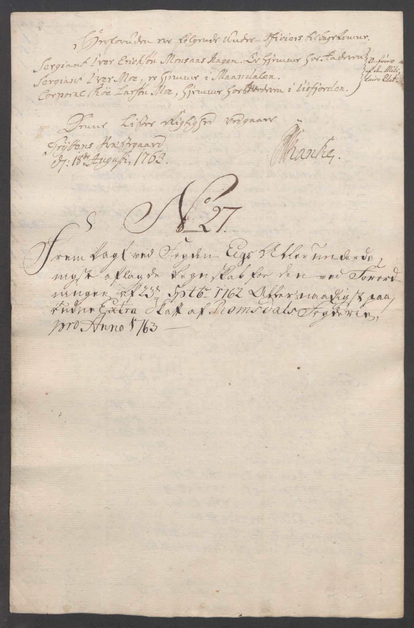 Rentekammeret inntil 1814, Reviderte regnskaper, Fogderegnskap, AV/RA-EA-4092/R55/L3730: Ekstraskatten Romsdal, 1762-1763, p. 421