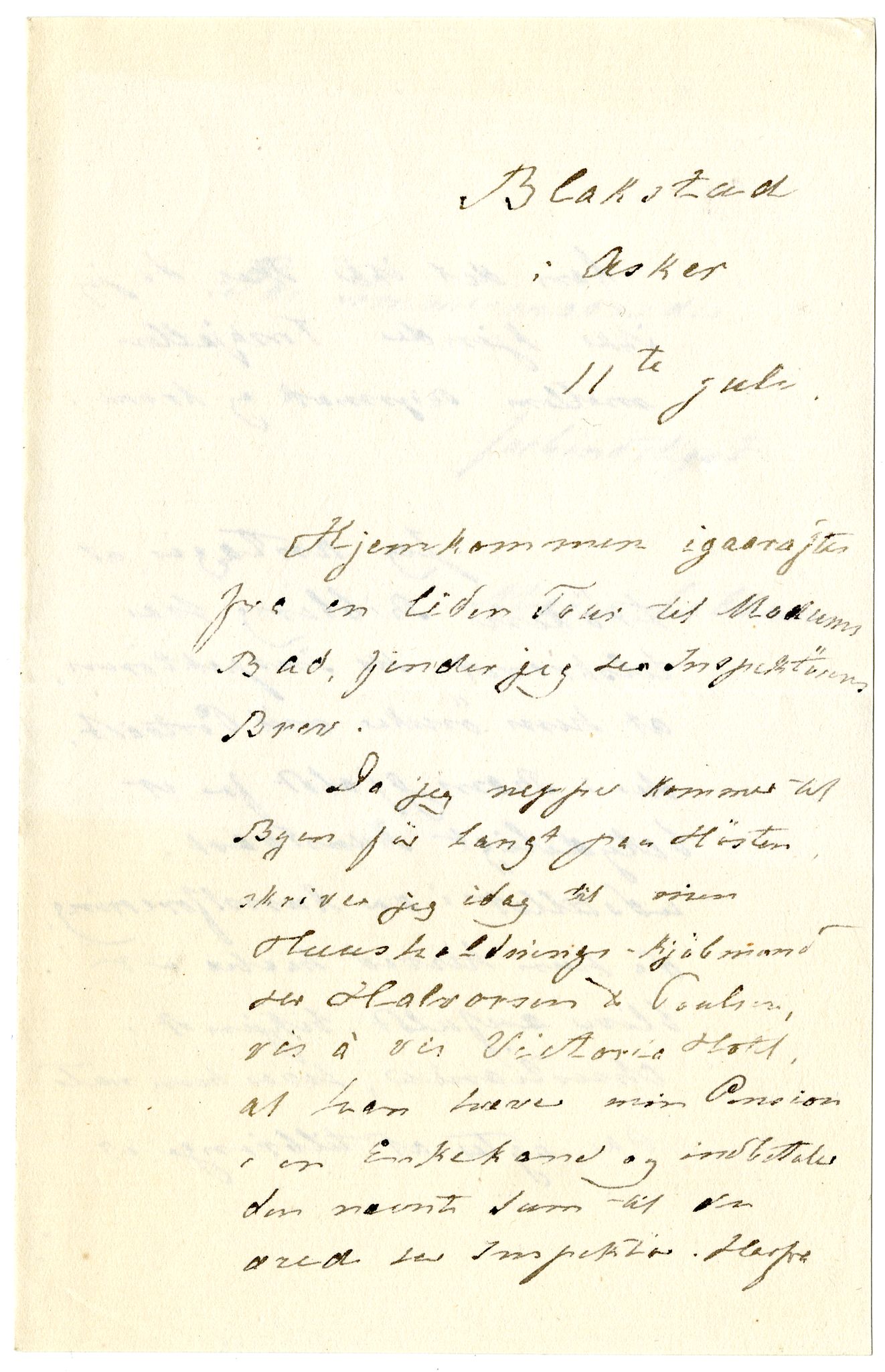 Diderik Maria Aalls brevsamling, NF/Ark-1023/F/L0002: D.M. Aalls brevsamling. B - C, 1799-1889, p. 364