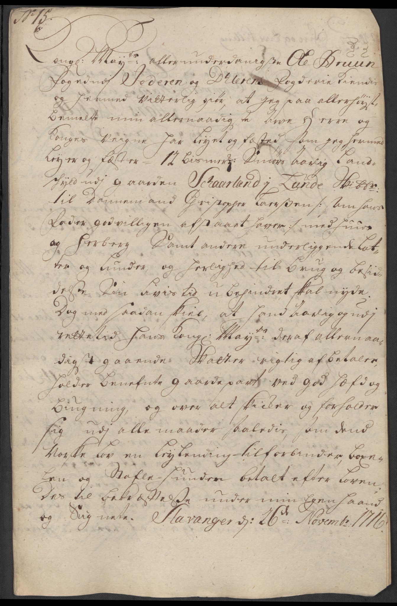 Rentekammeret inntil 1814, Reviderte regnskaper, Fogderegnskap, AV/RA-EA-4092/R46/L2740: Fogderegnskap Jæren og Dalane, 1715-1716, p. 383