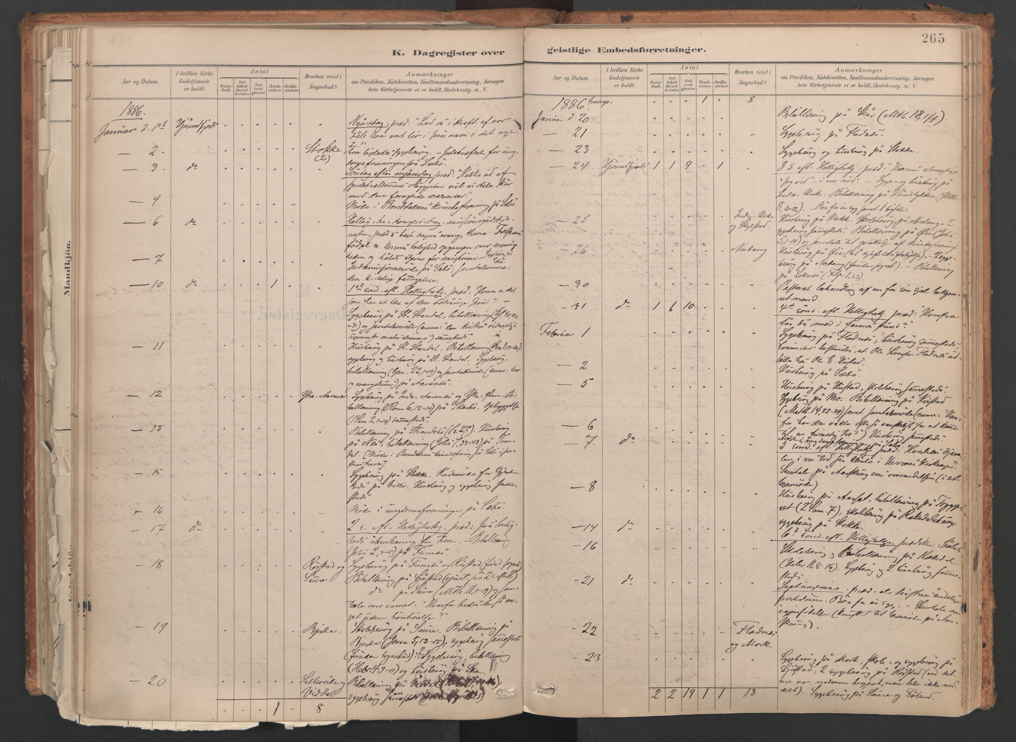 Ministerialprotokoller, klokkerbøker og fødselsregistre - Møre og Romsdal, SAT/A-1454/515/L0211: Parish register (official) no. 515A07, 1886-1910, p. 265
