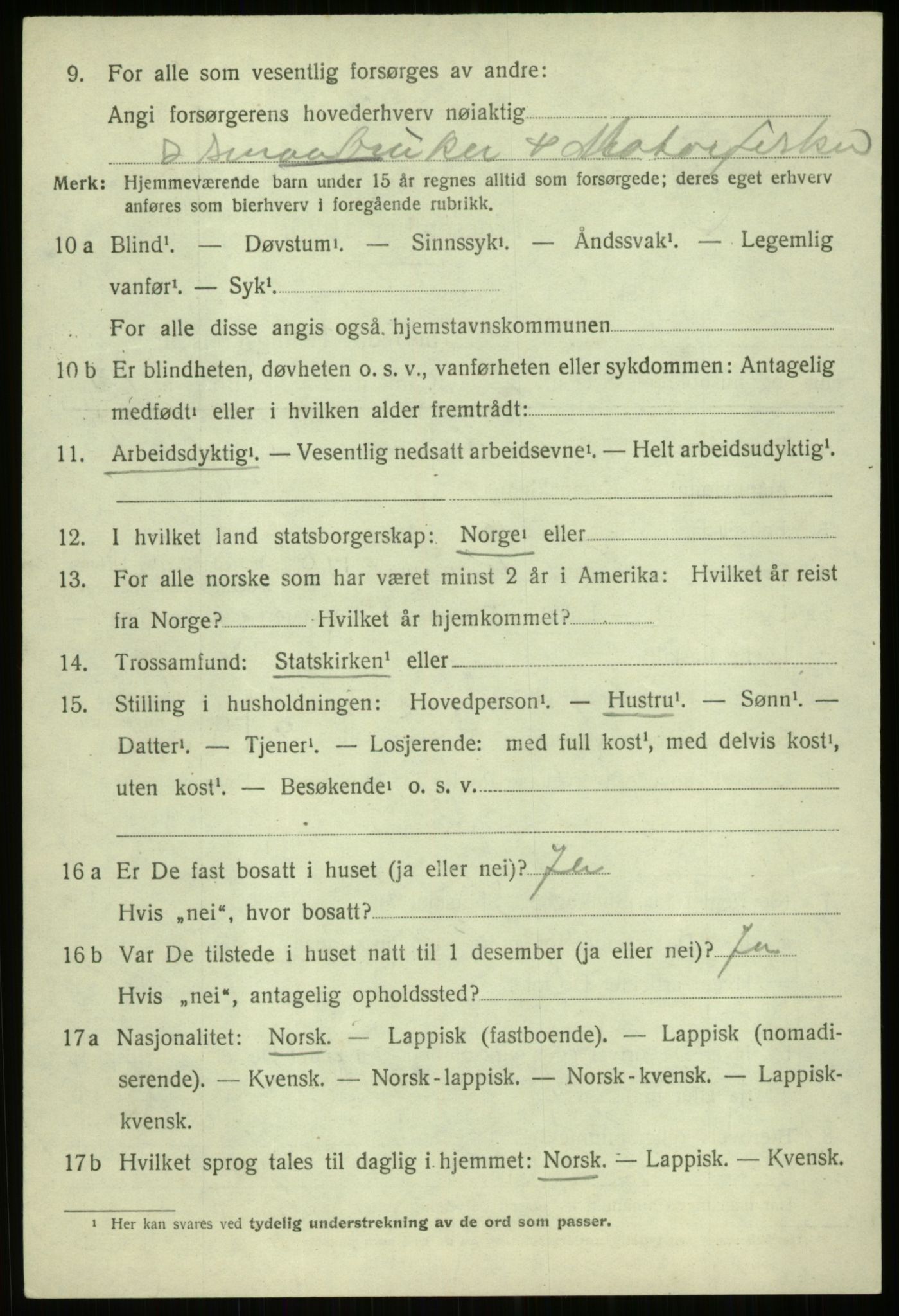 SATØ, 1920 census for Ibestad, 1920, p. 9792